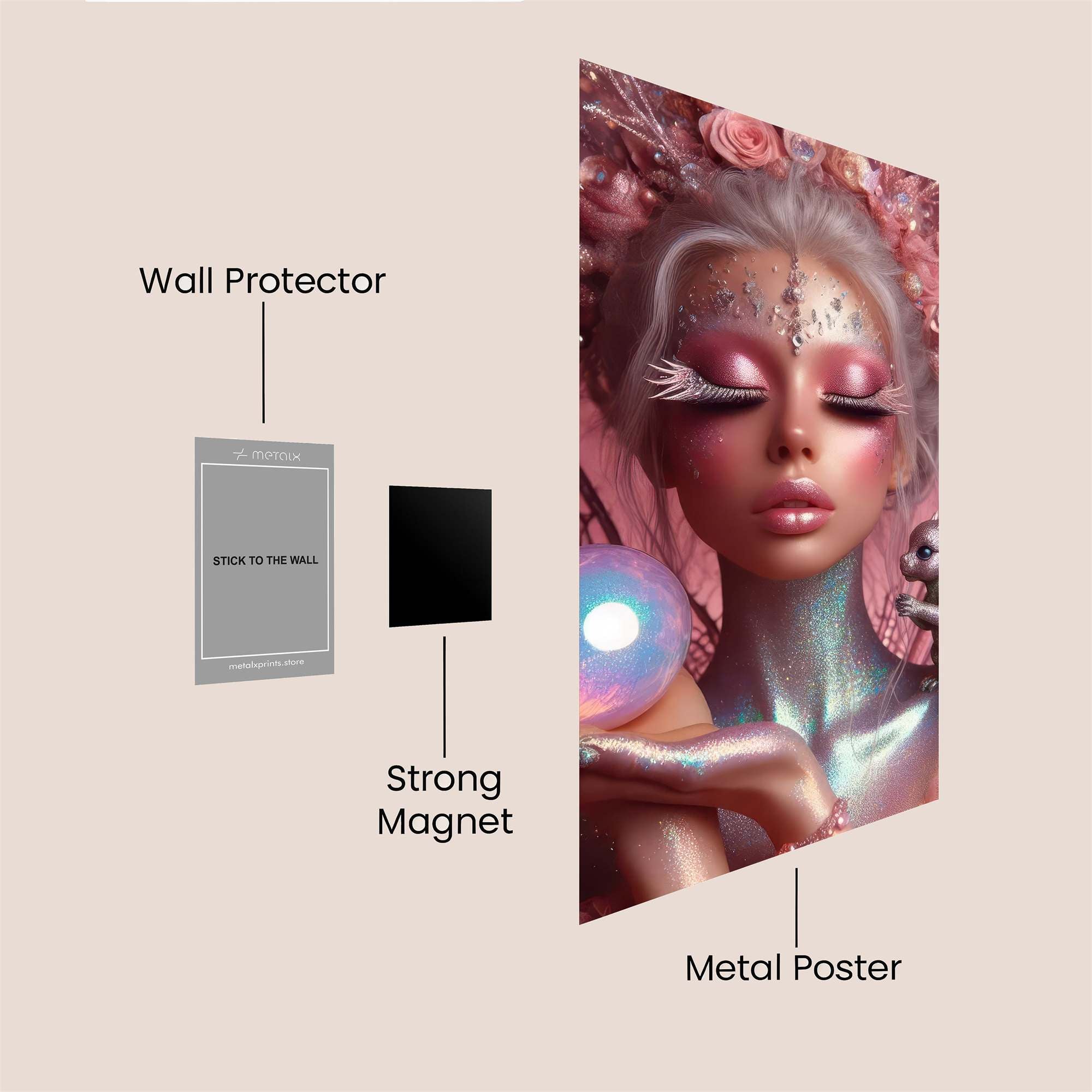 Fairy Enchantment Safe Wall Magnetic / M