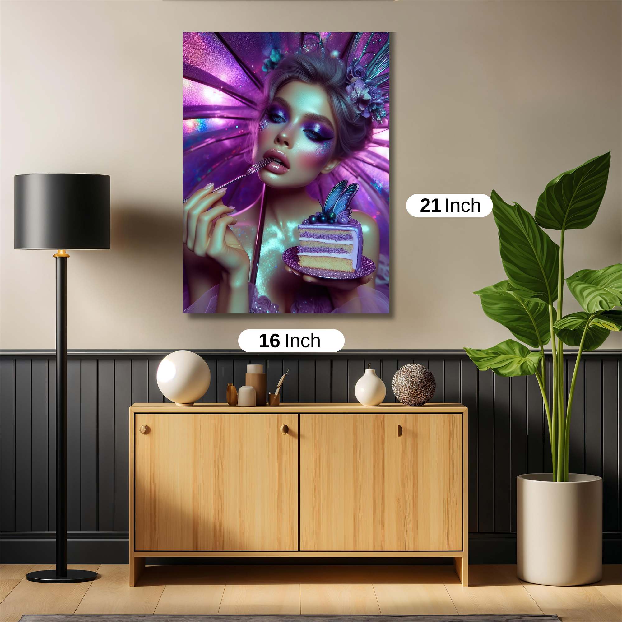 Butterfly Whimsy Safe Wall Magnetic / M