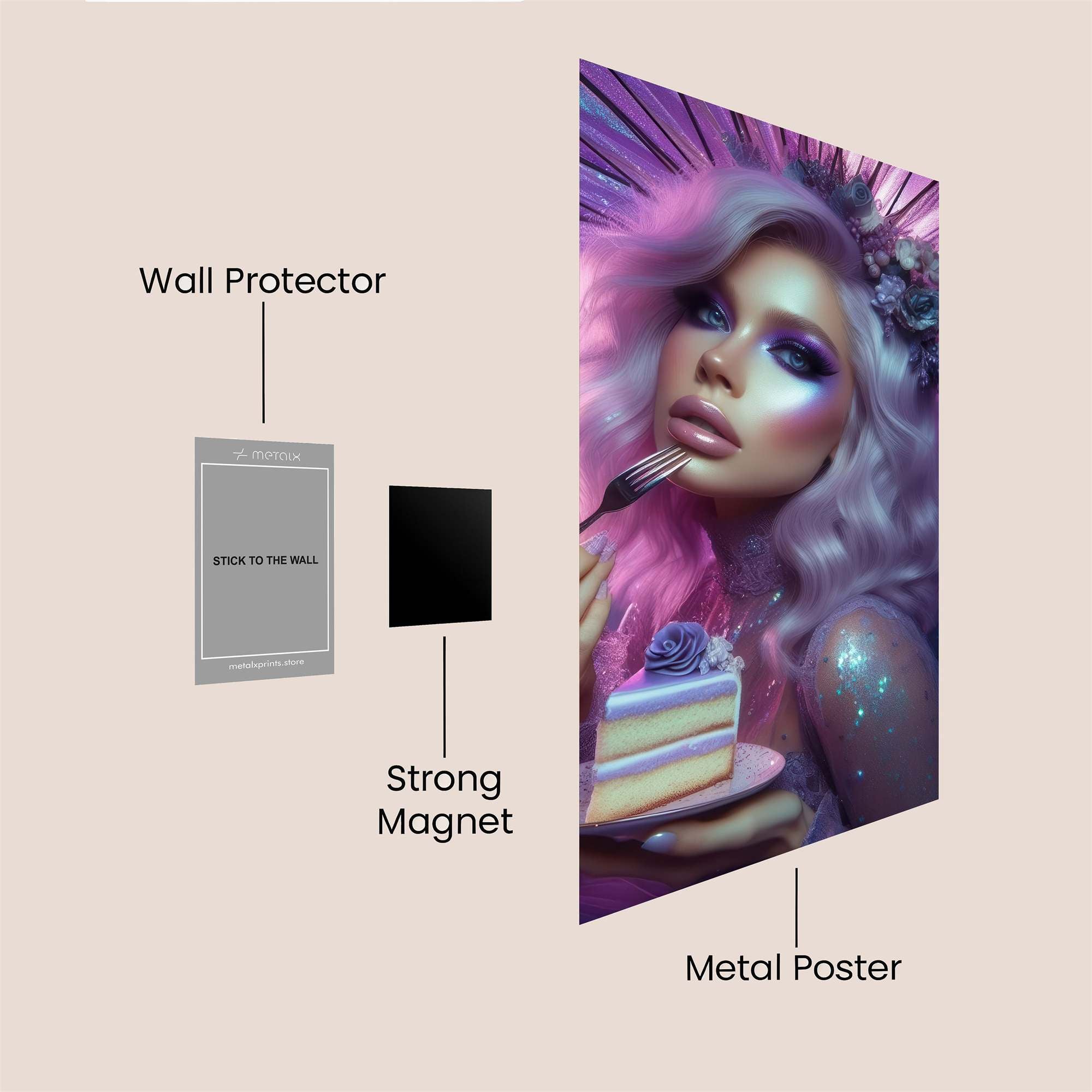 Fairy Whimsy Safe Wall Magnetic / M