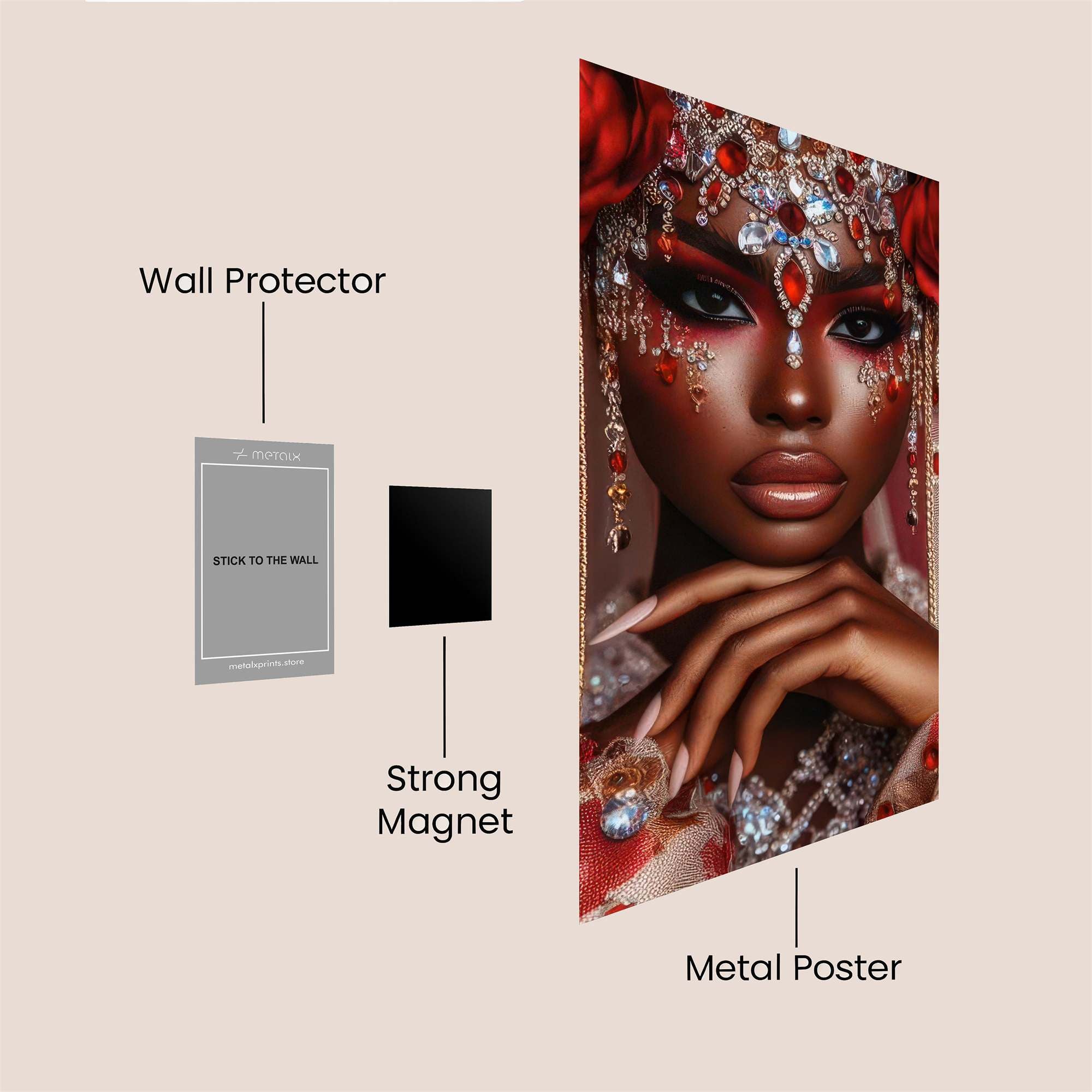 Regal Enchantress Safe Wall Magnetic / M