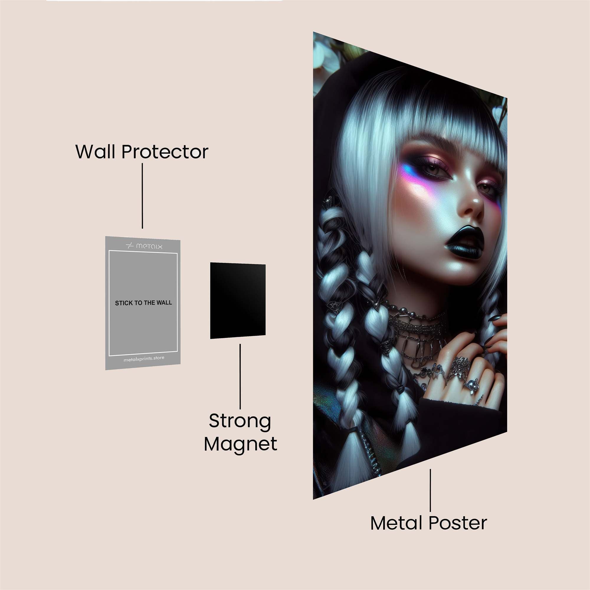 Orchid Enigma Safe Wall Magnetic / M