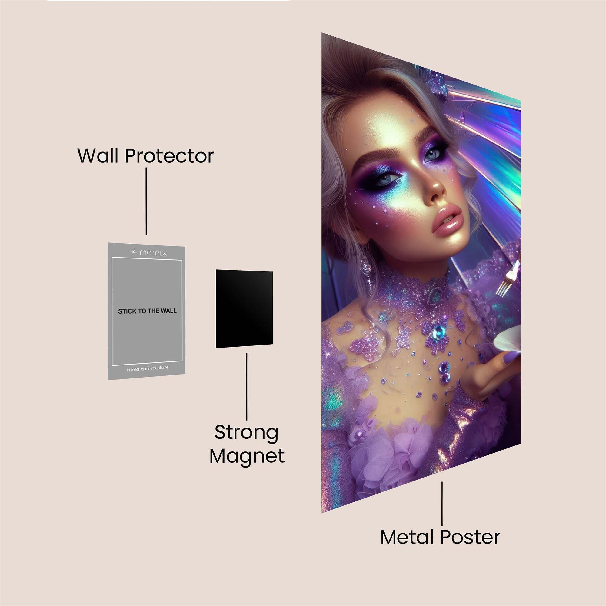 Fairy Whimsy Safe Wall Magnetic / M