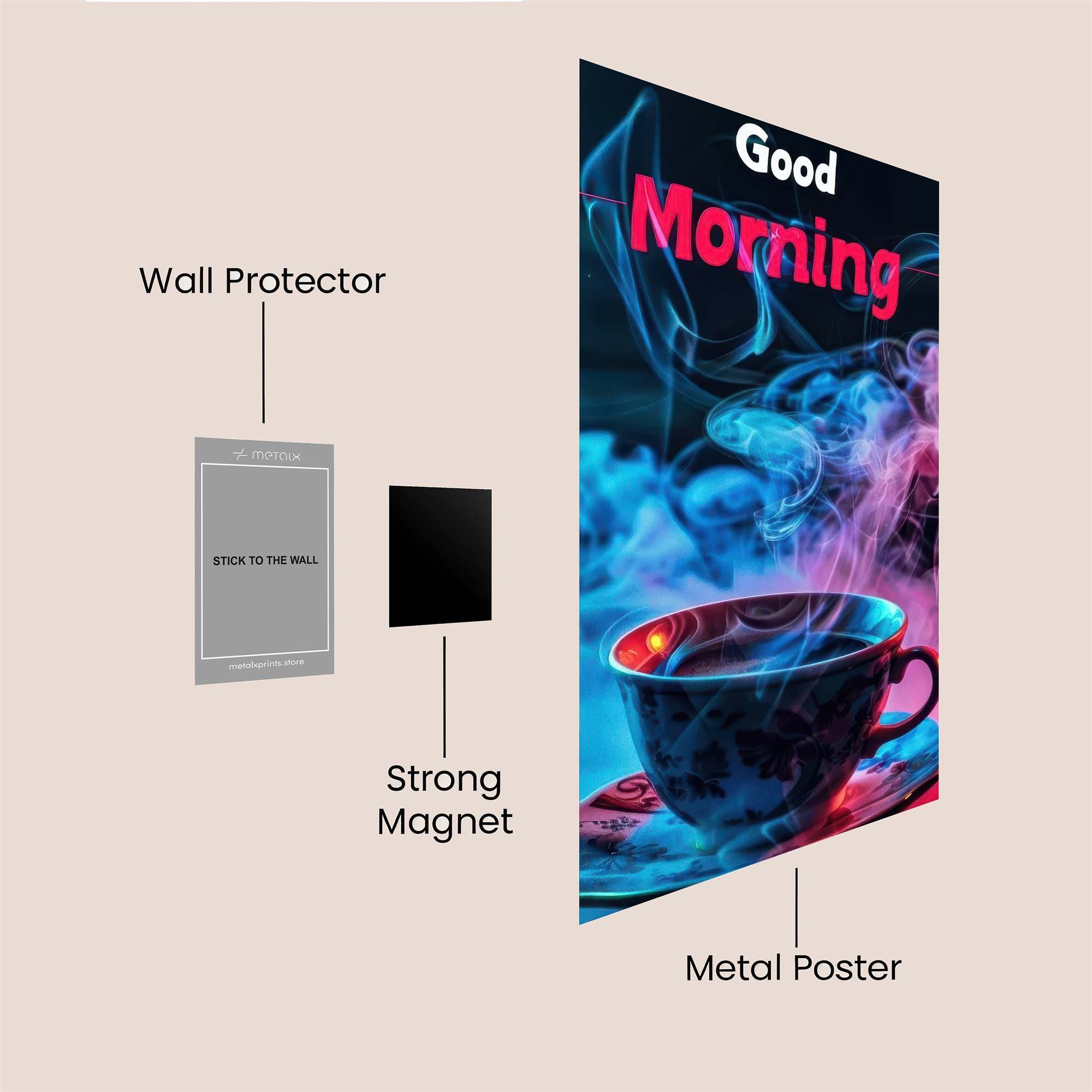 Morning Haze Safe Wall Magnetic / M