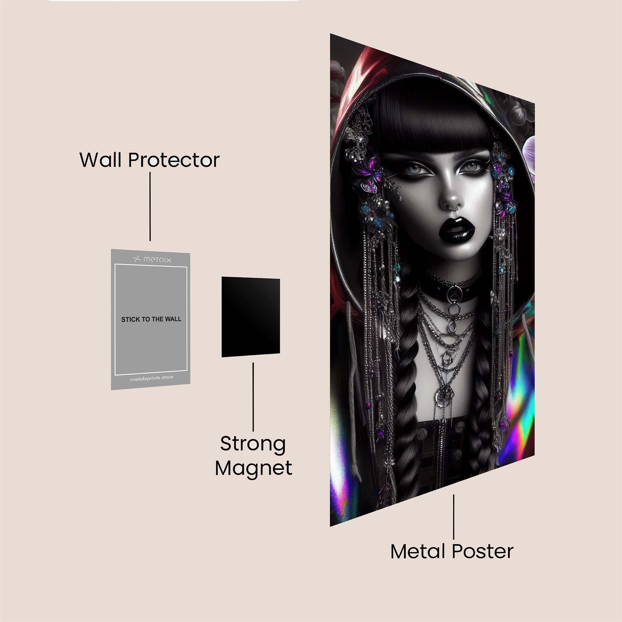 Orchid Enigma Safe Wall Magnetic / M