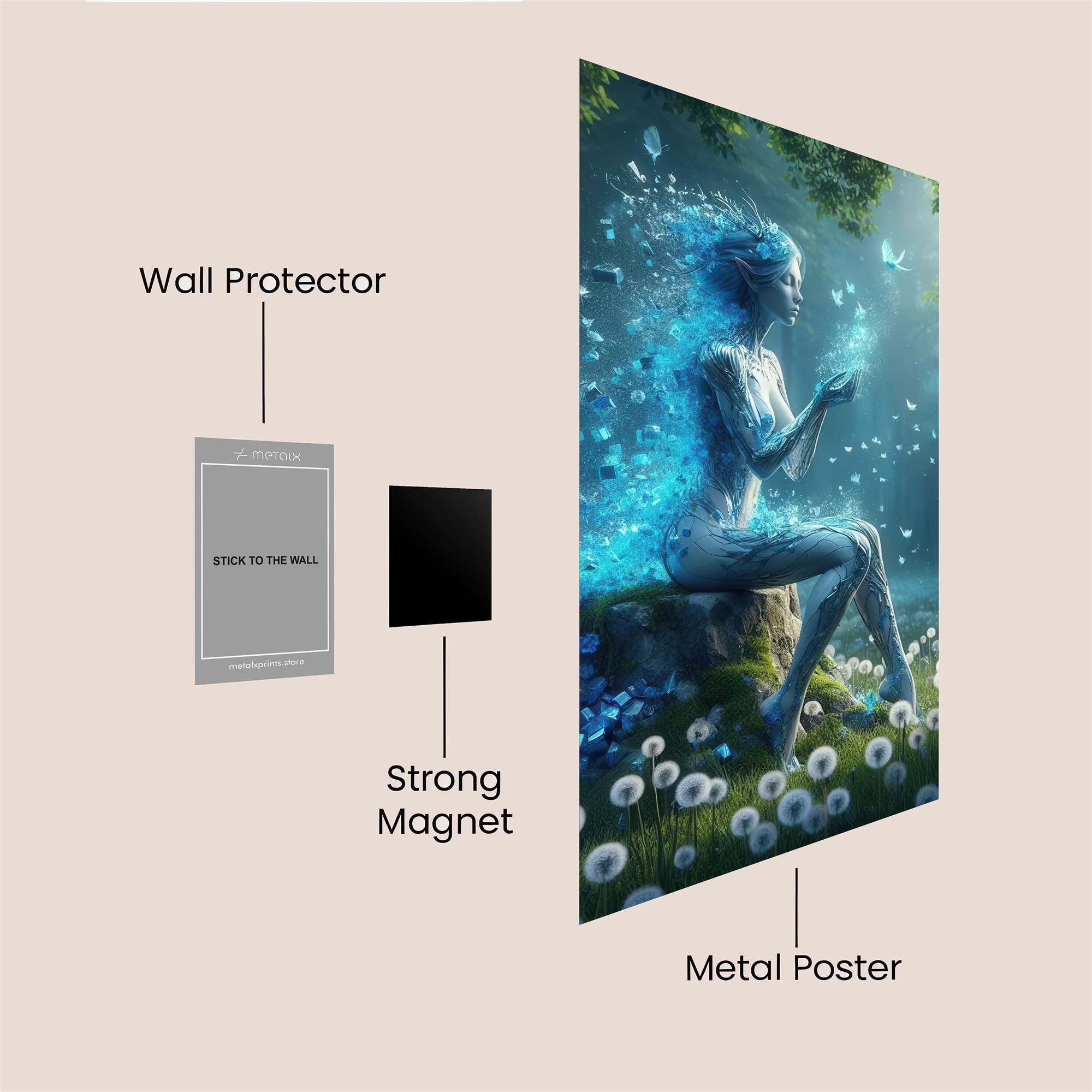 Fairy Serenity Safe Wall Magnetic / M