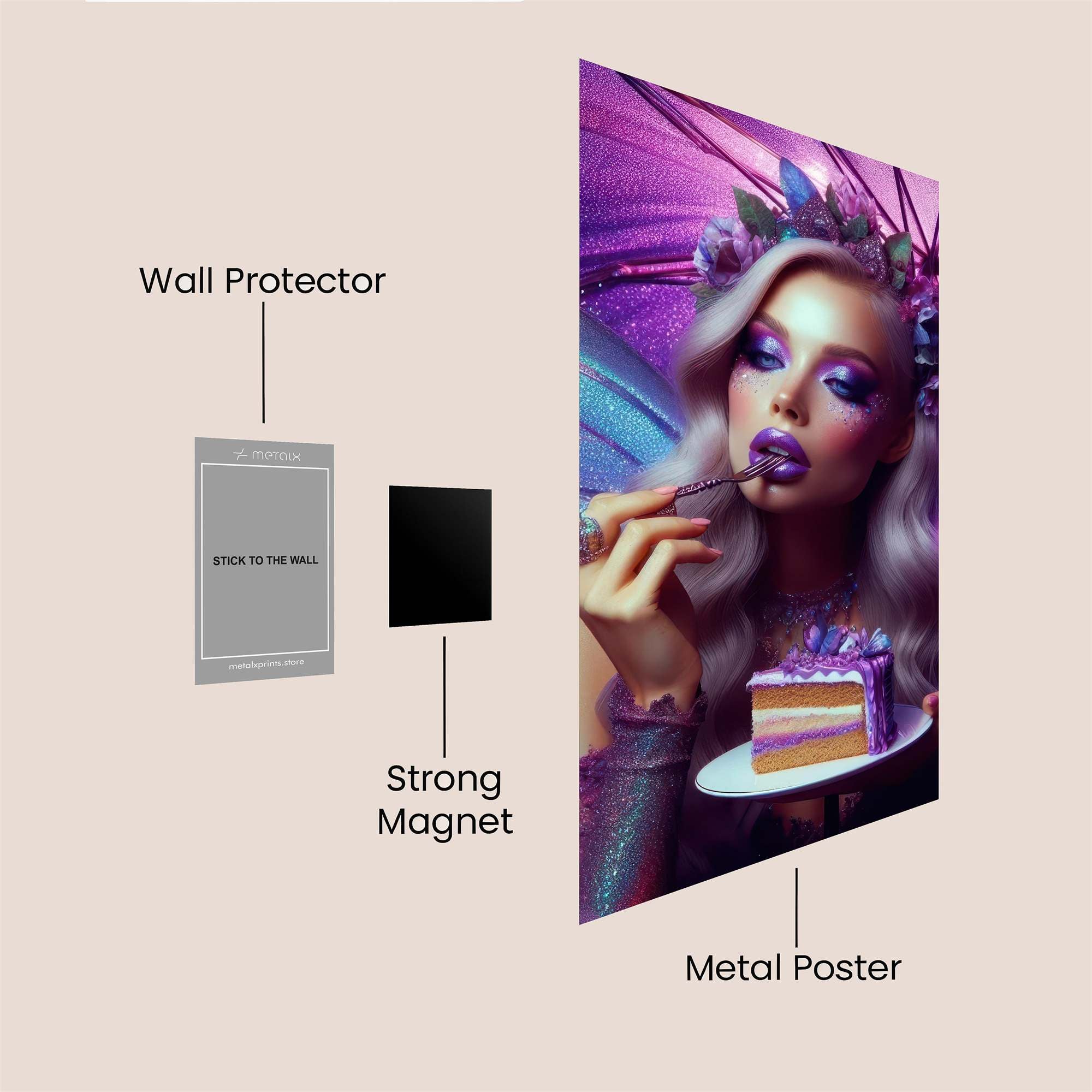 Fairy Whimsy Safe Wall Magnetic / M