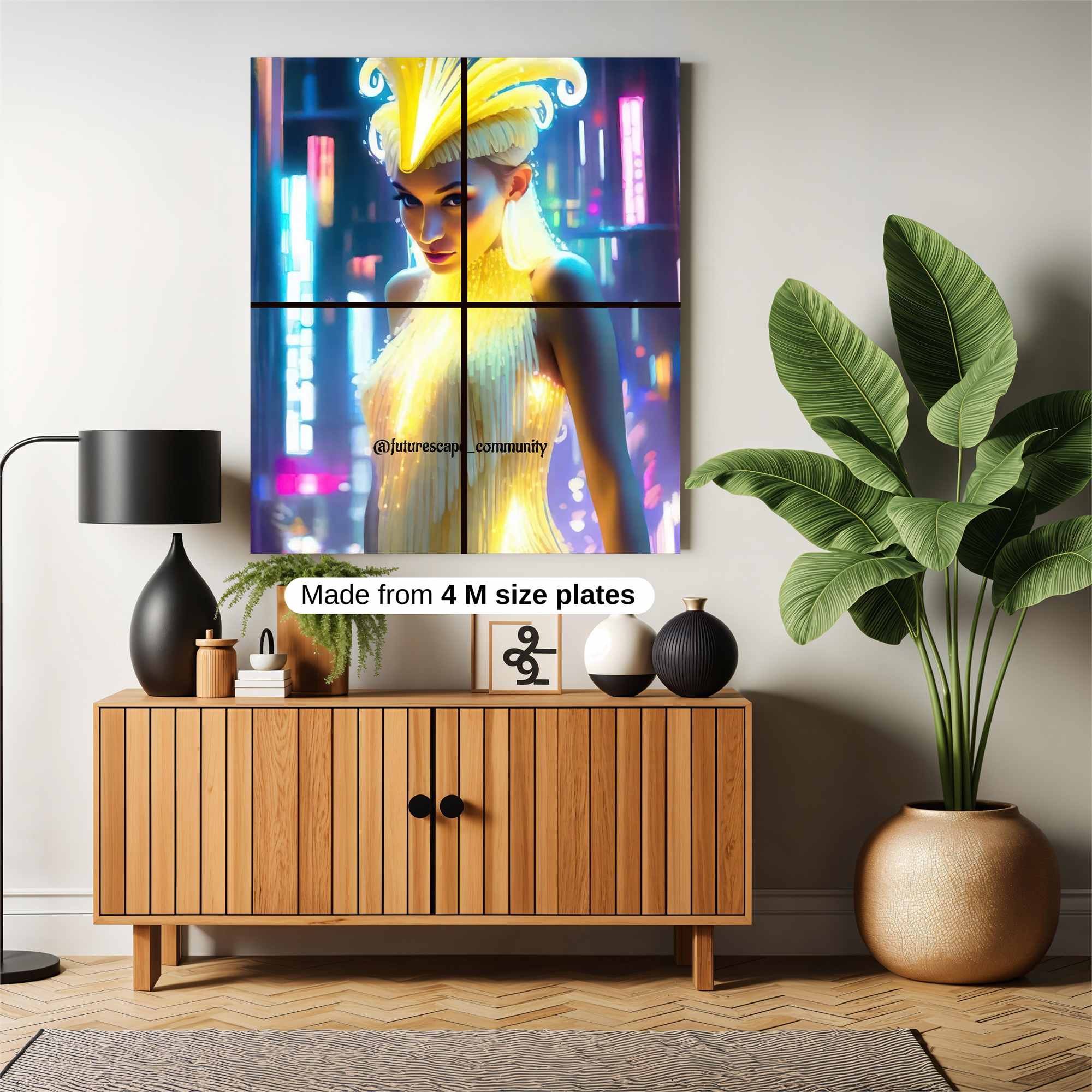 Fiery Elegance Safe Wall Magnetic / M