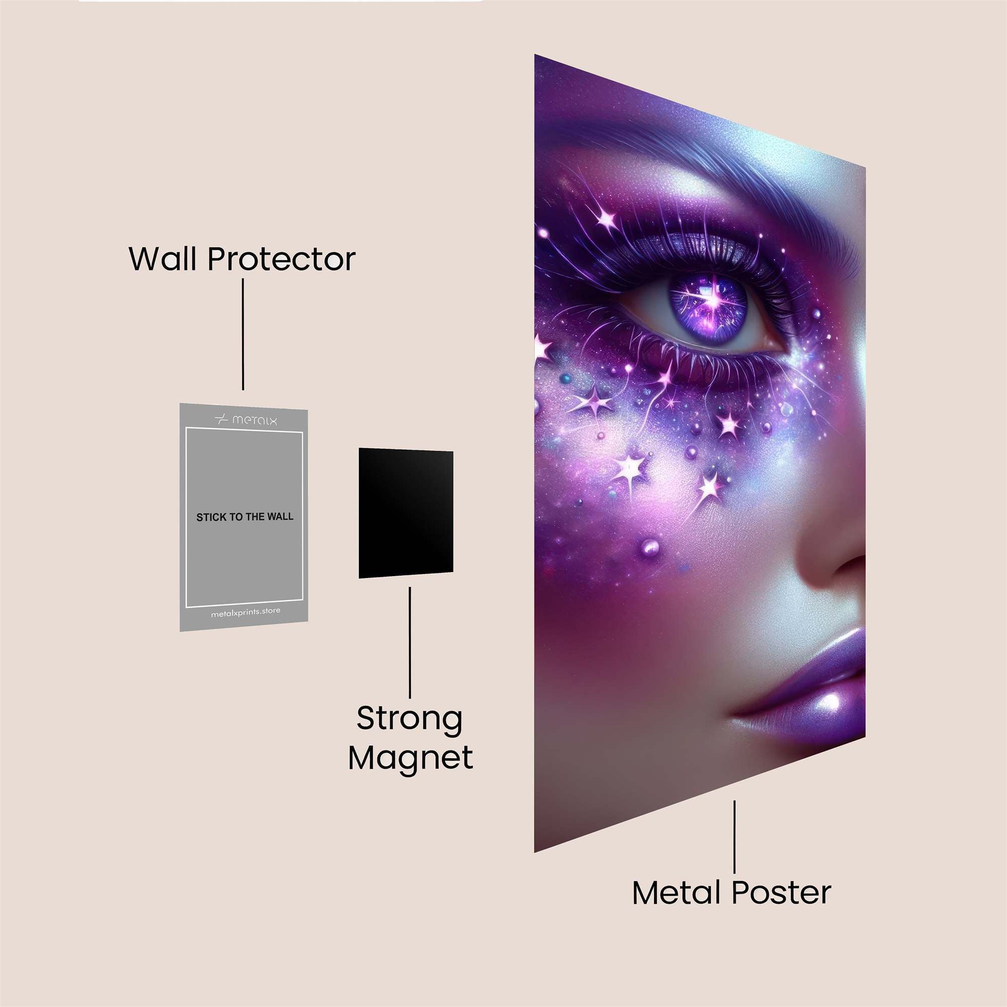 Stardust Enchantment Safe Wall Magnetic / M