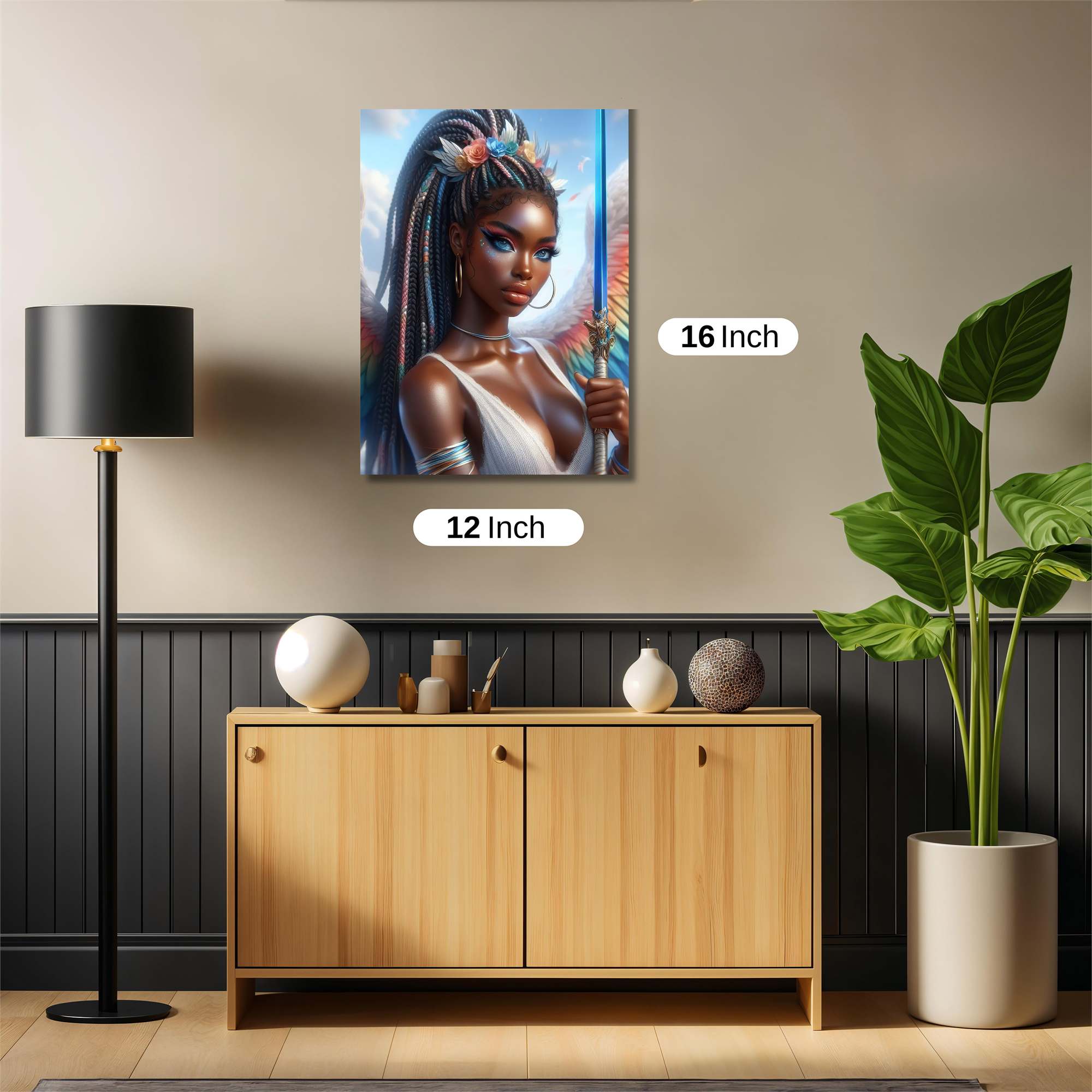 Seraphic Warrior Safe Wall Magnetic / M