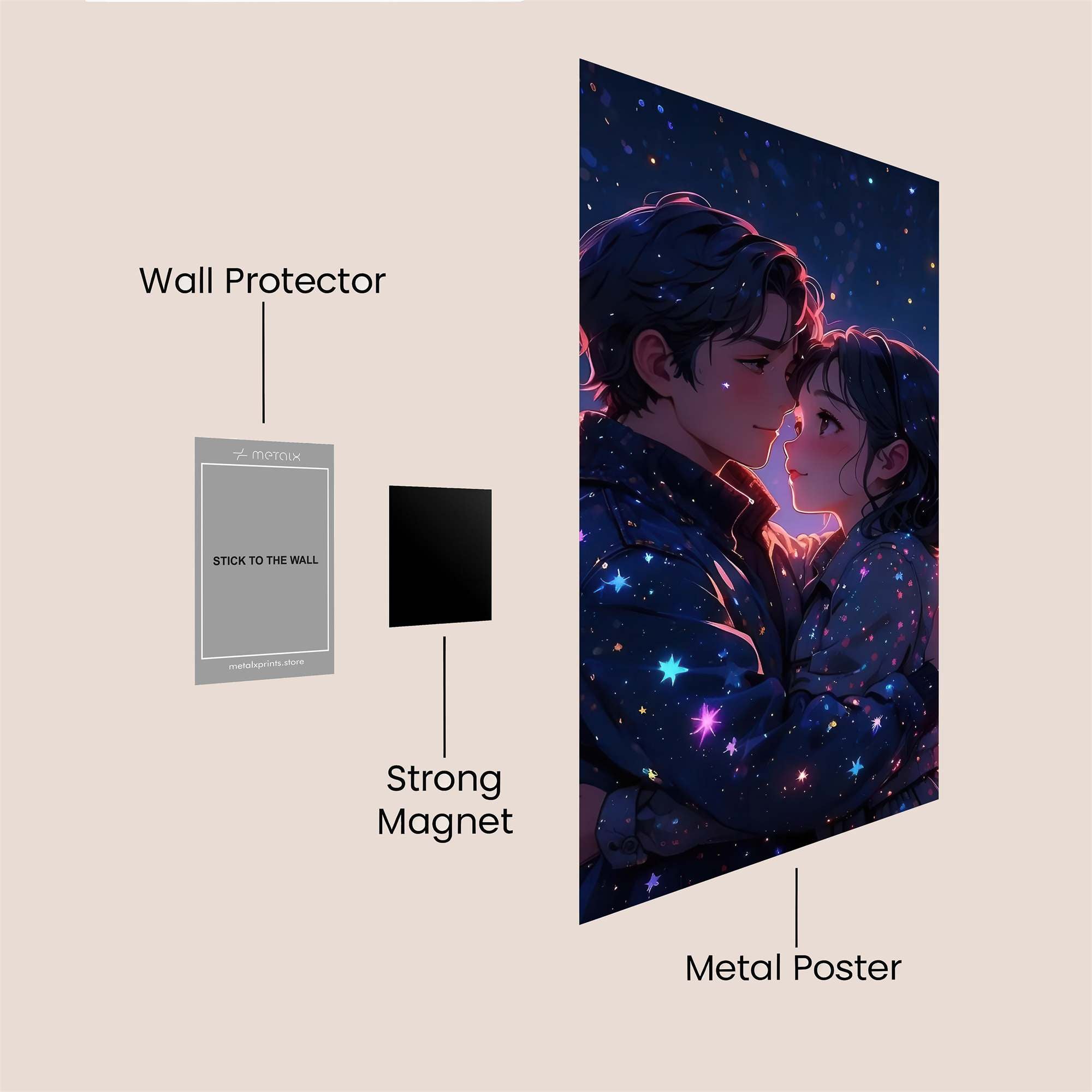 Starry Embrace Safe Wall Magnetic / M