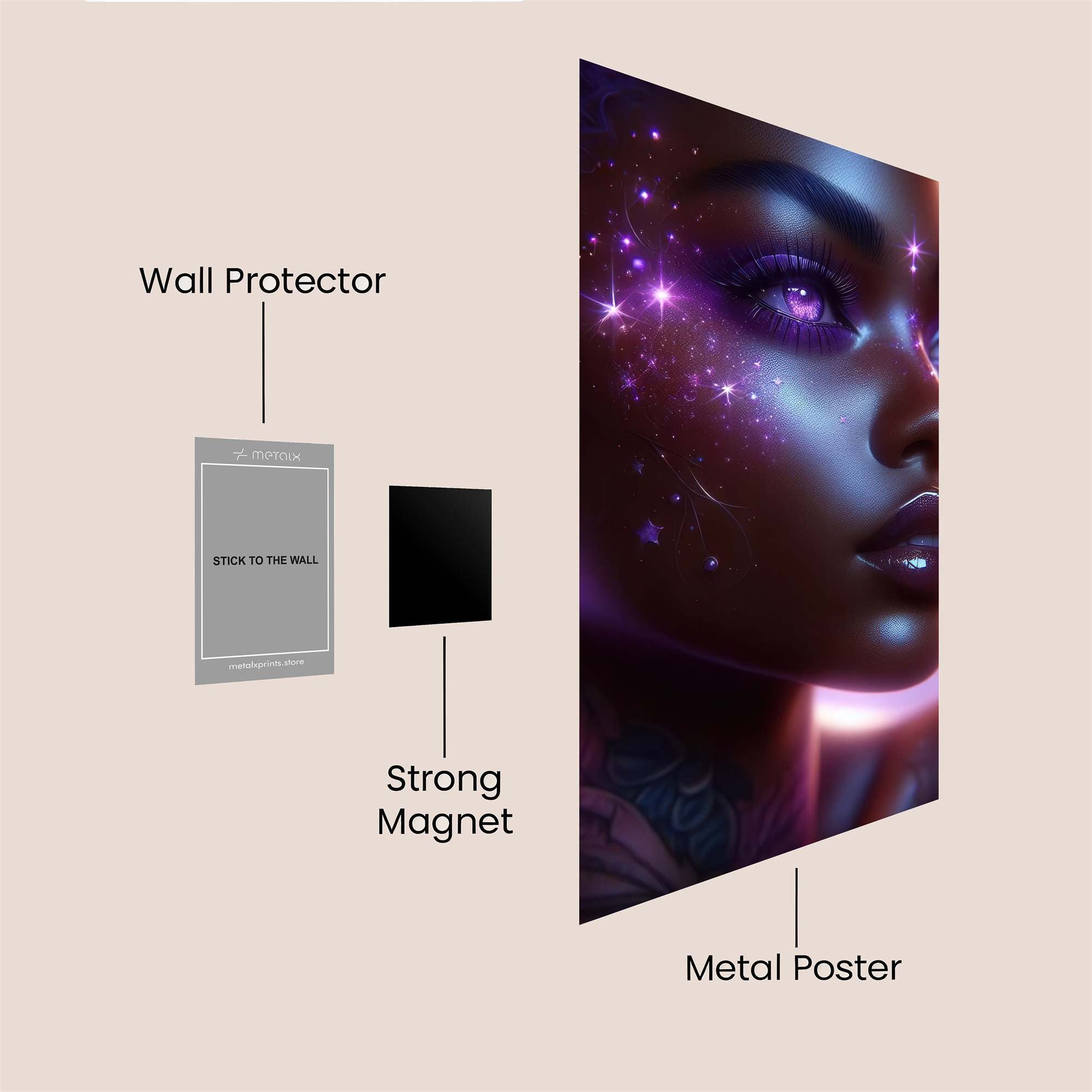 Cosmic Enigma Safe Wall Magnetic / M