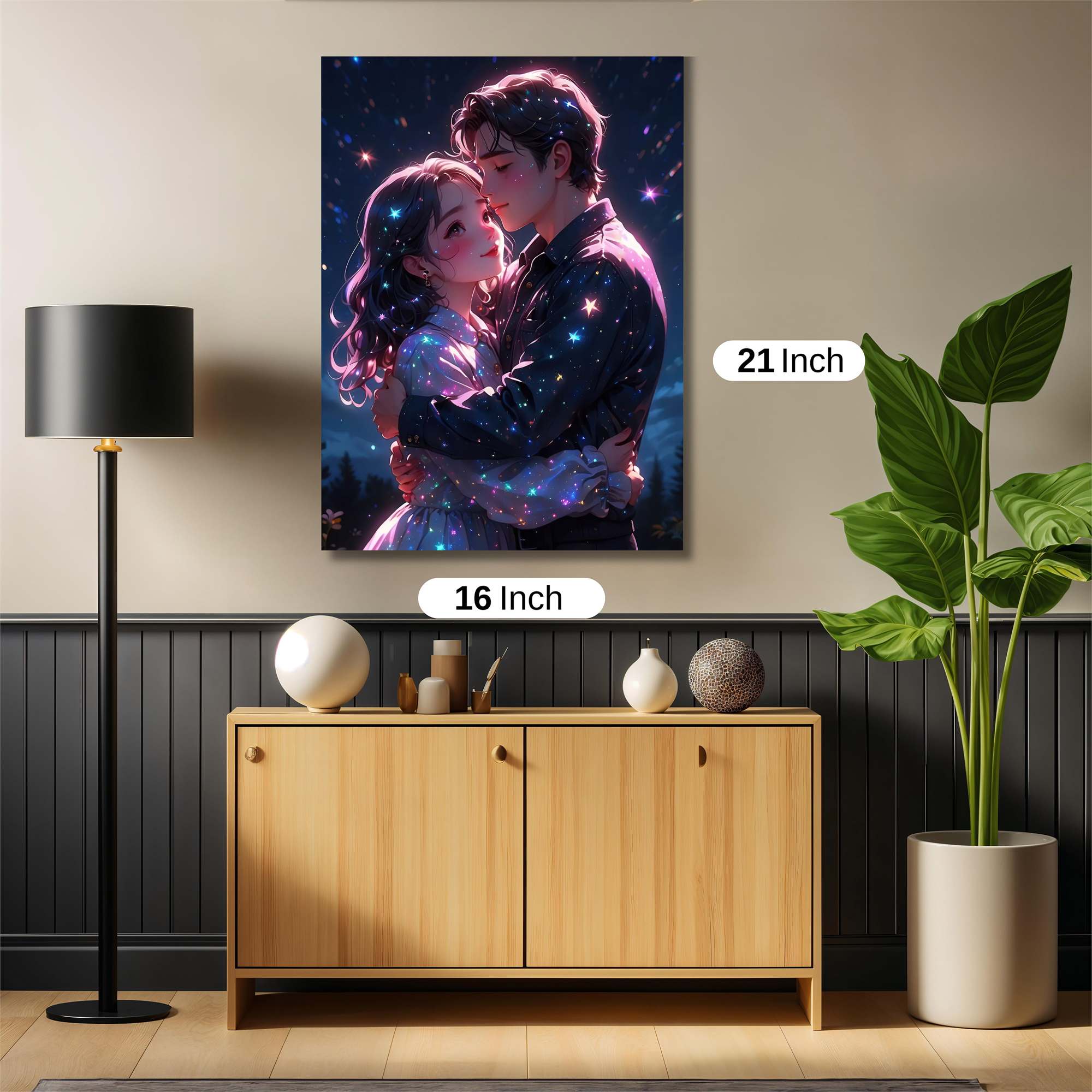 Starlit Embrace Safe Wall Magnetic / M