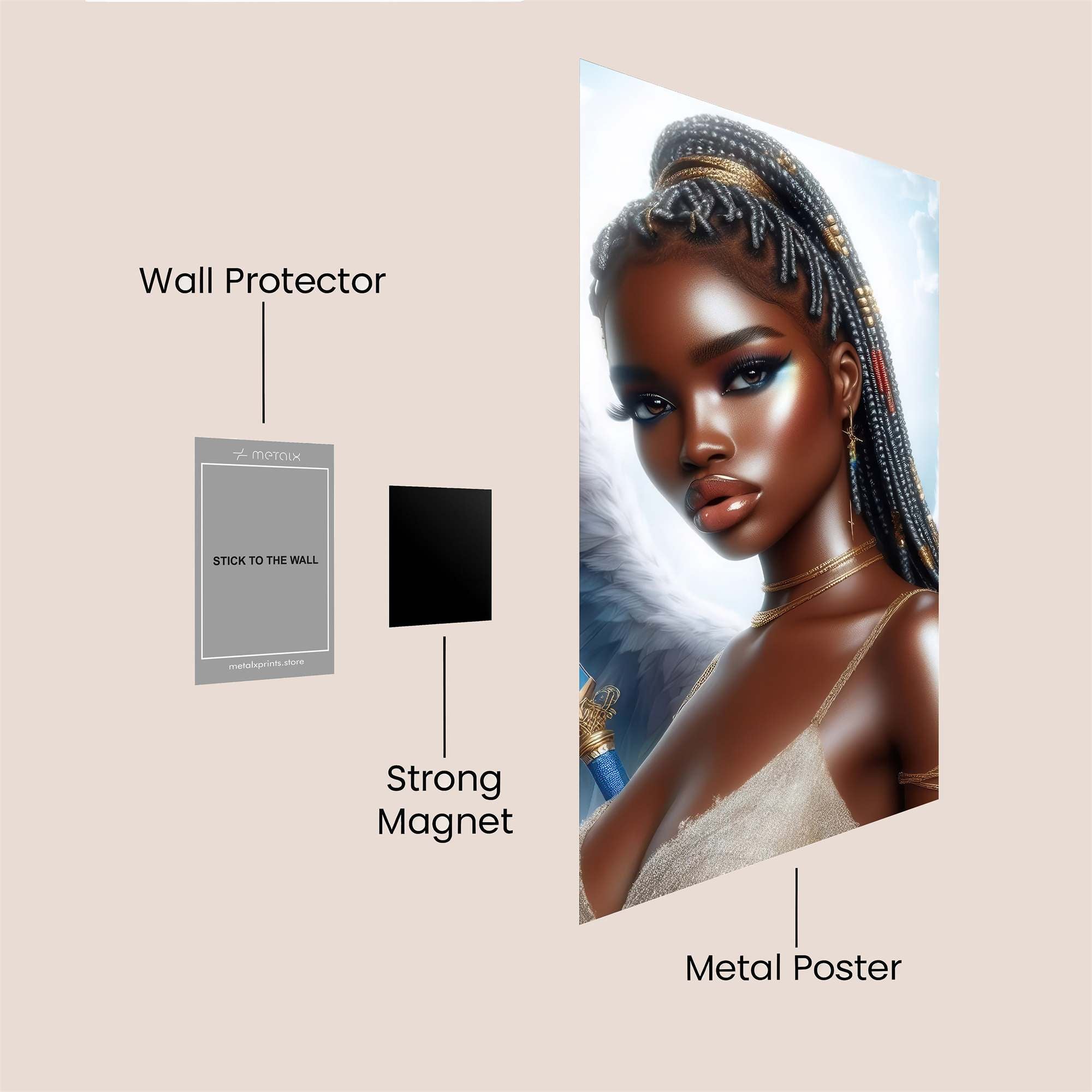 Angelica Radiant Safe Wall Magnetic / M