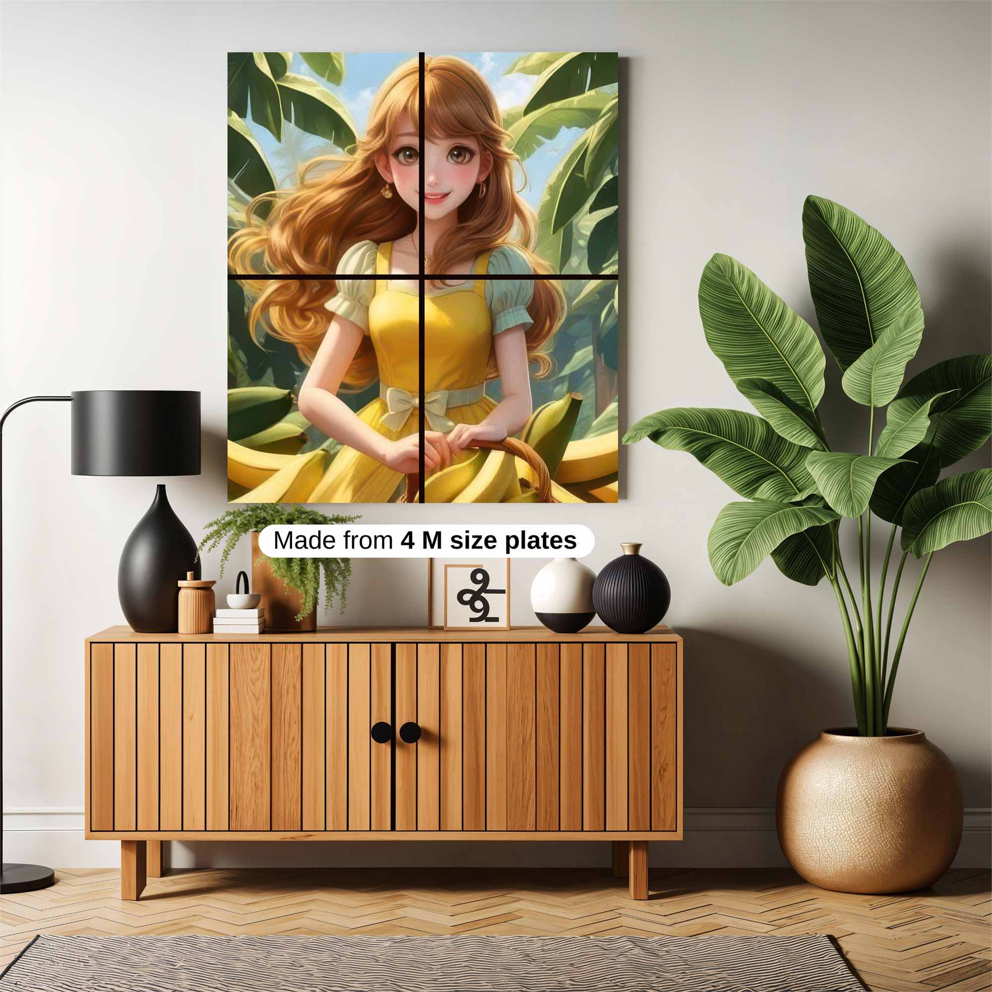 Banana Bliss Safe Wall Magnetic / M