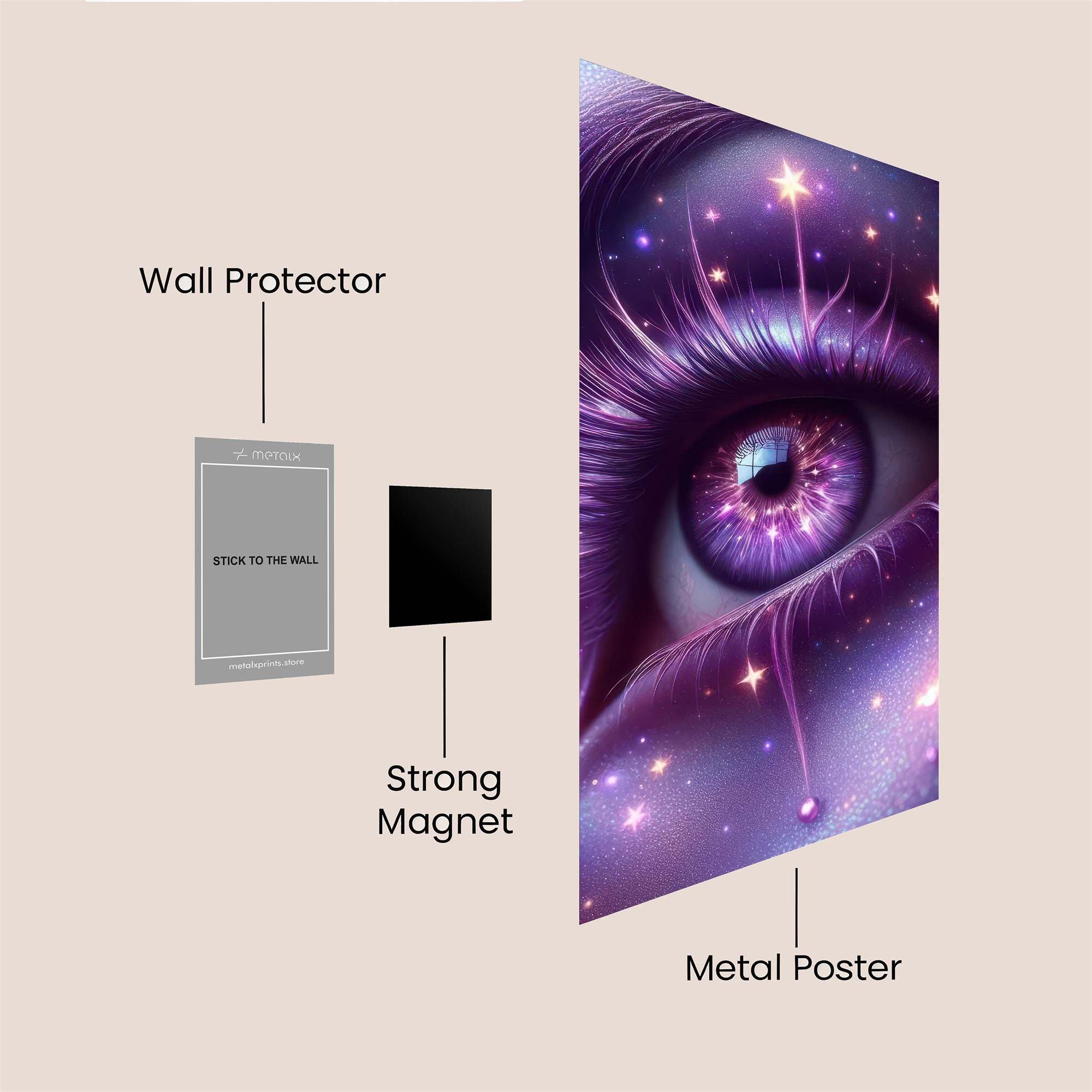 Galactic Gaze Safe Wall Magnetic / M