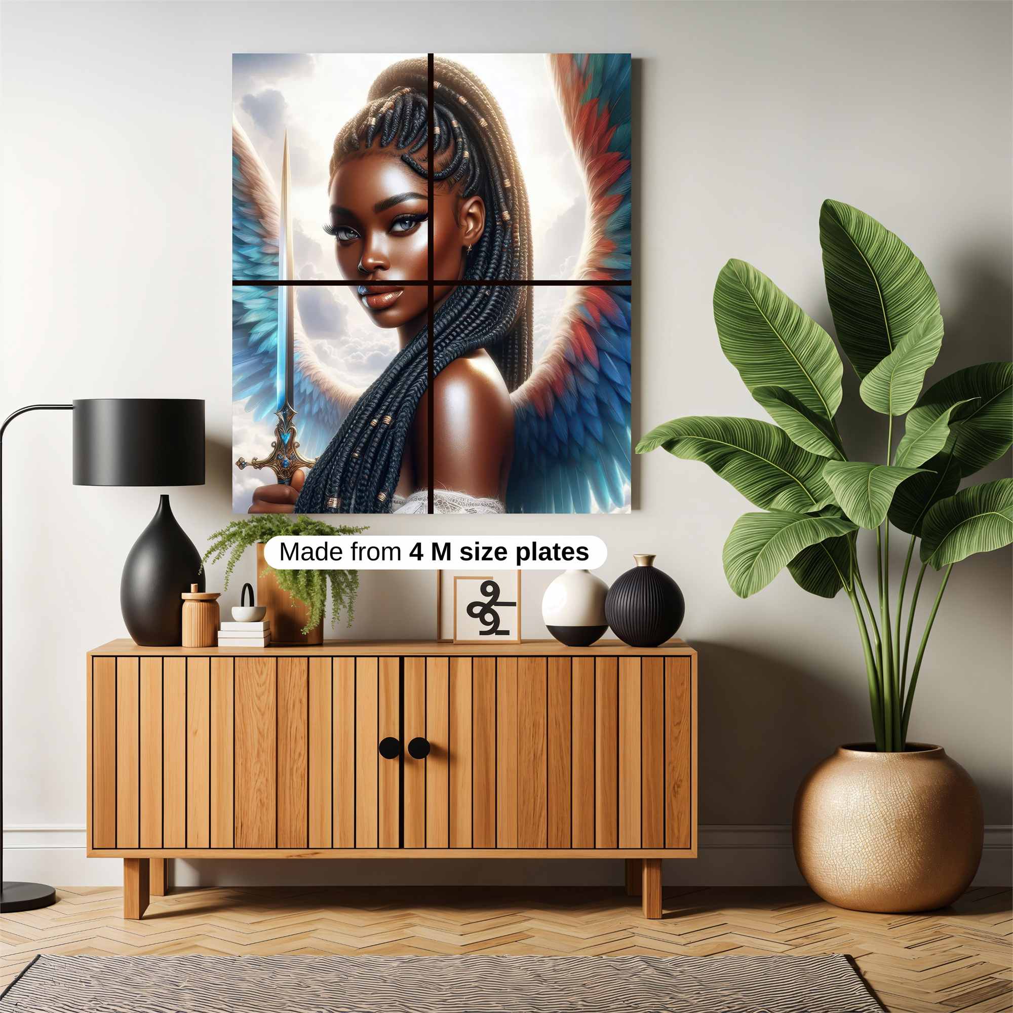 Angel Warrior Safe Wall Magnetic / M