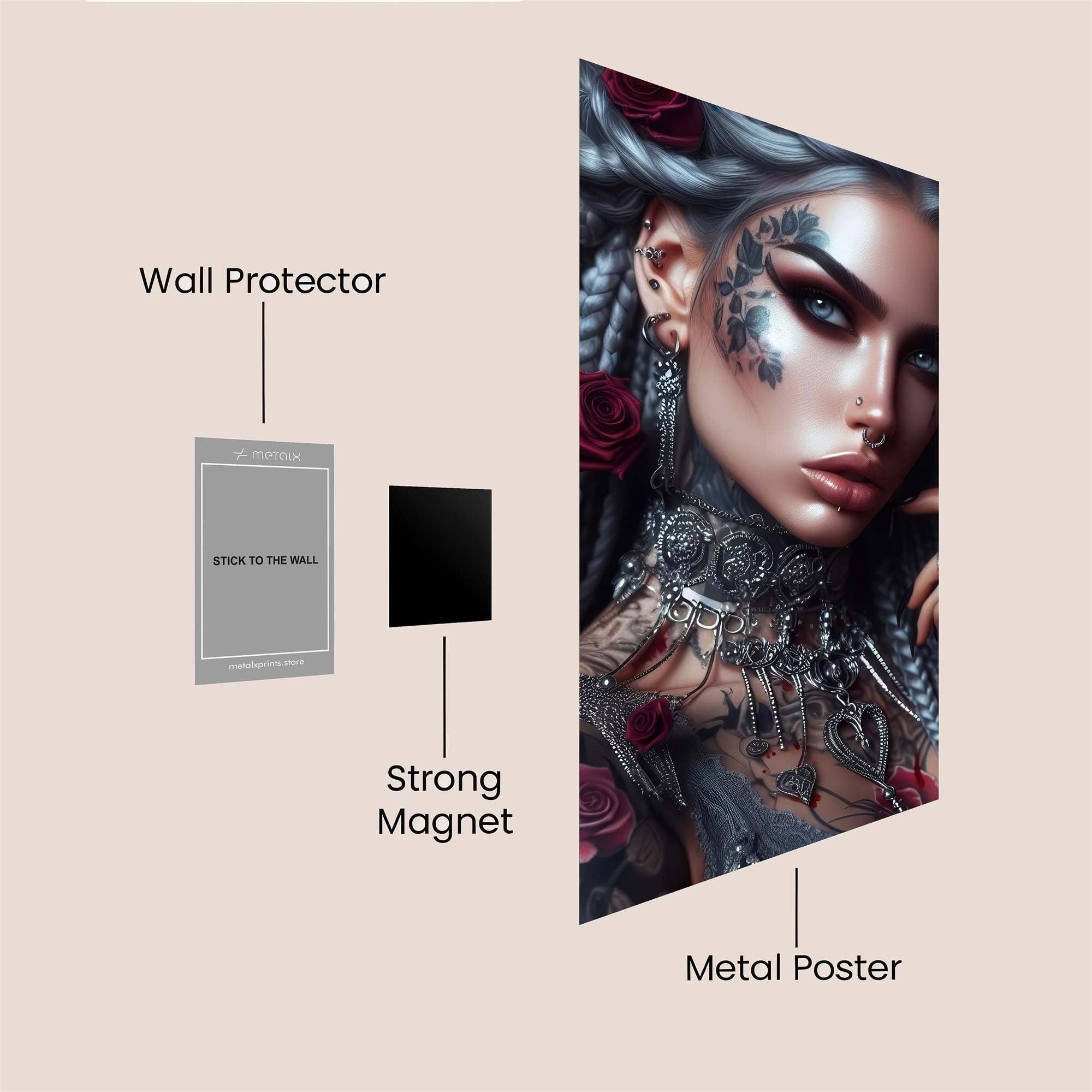 Mystique Enchantress Safe Wall Magnetic / M