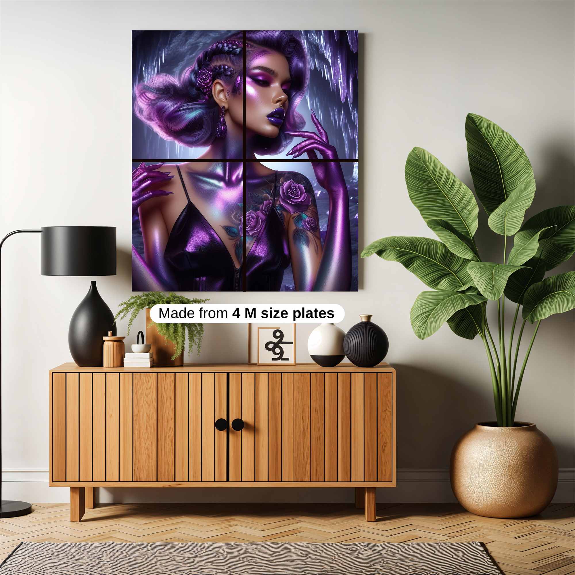 Amethyst Enigma Safe Wall Magnetic / M
