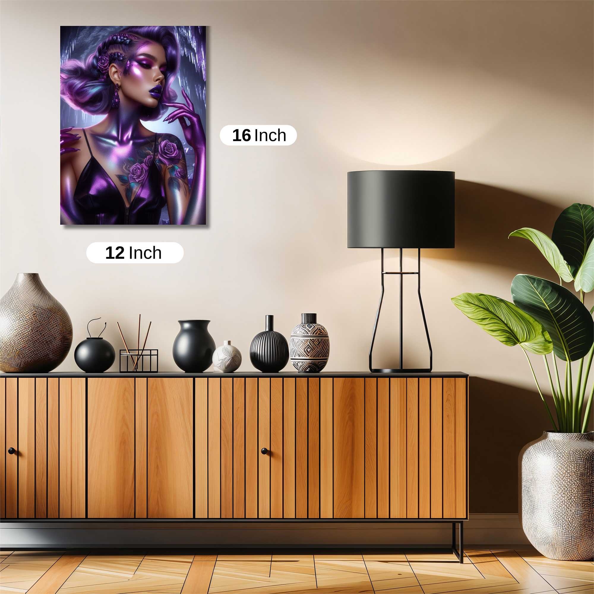 Amethyst Enigma Safe Wall Magnetic / M