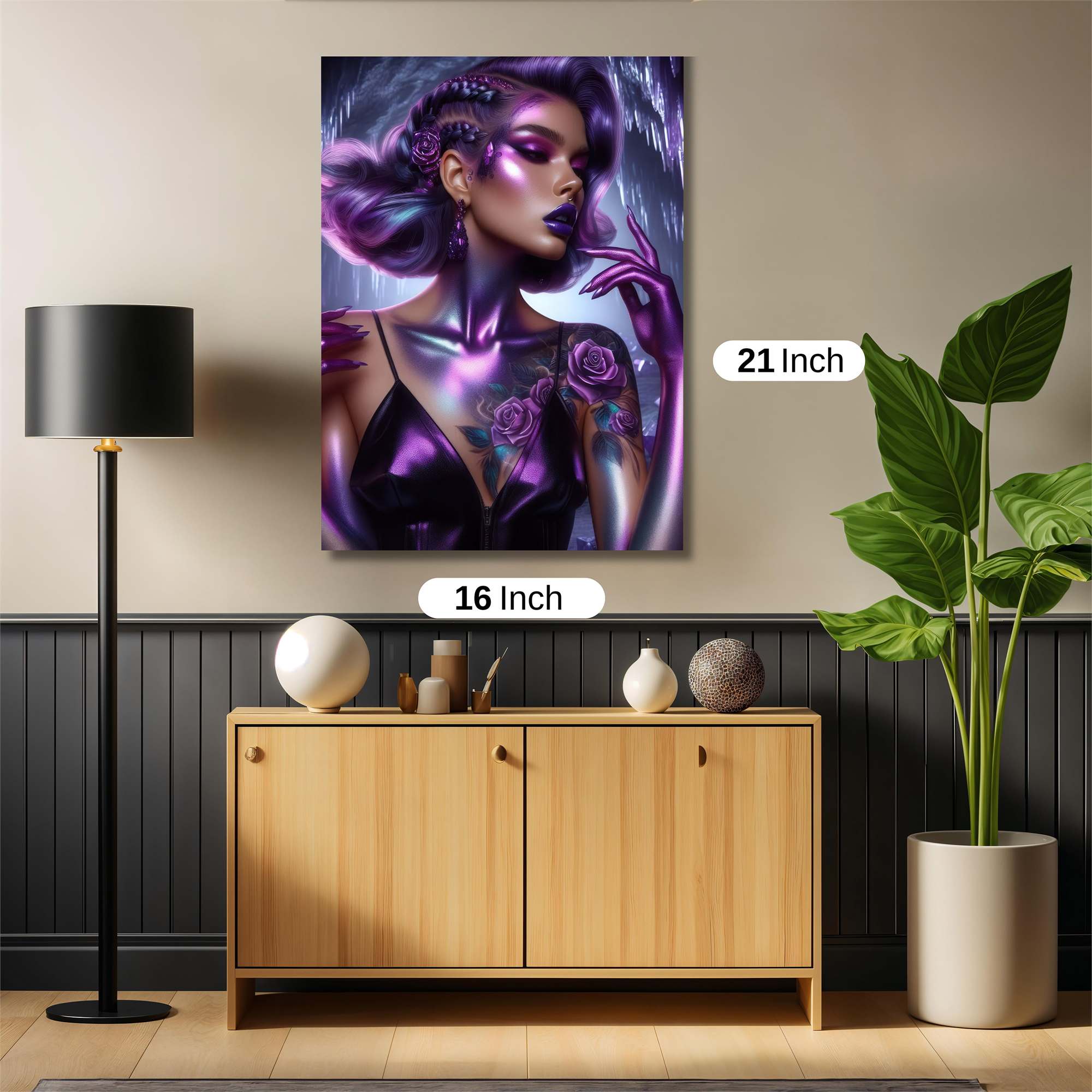 Amethyst Enigma Safe Wall Magnetic / M