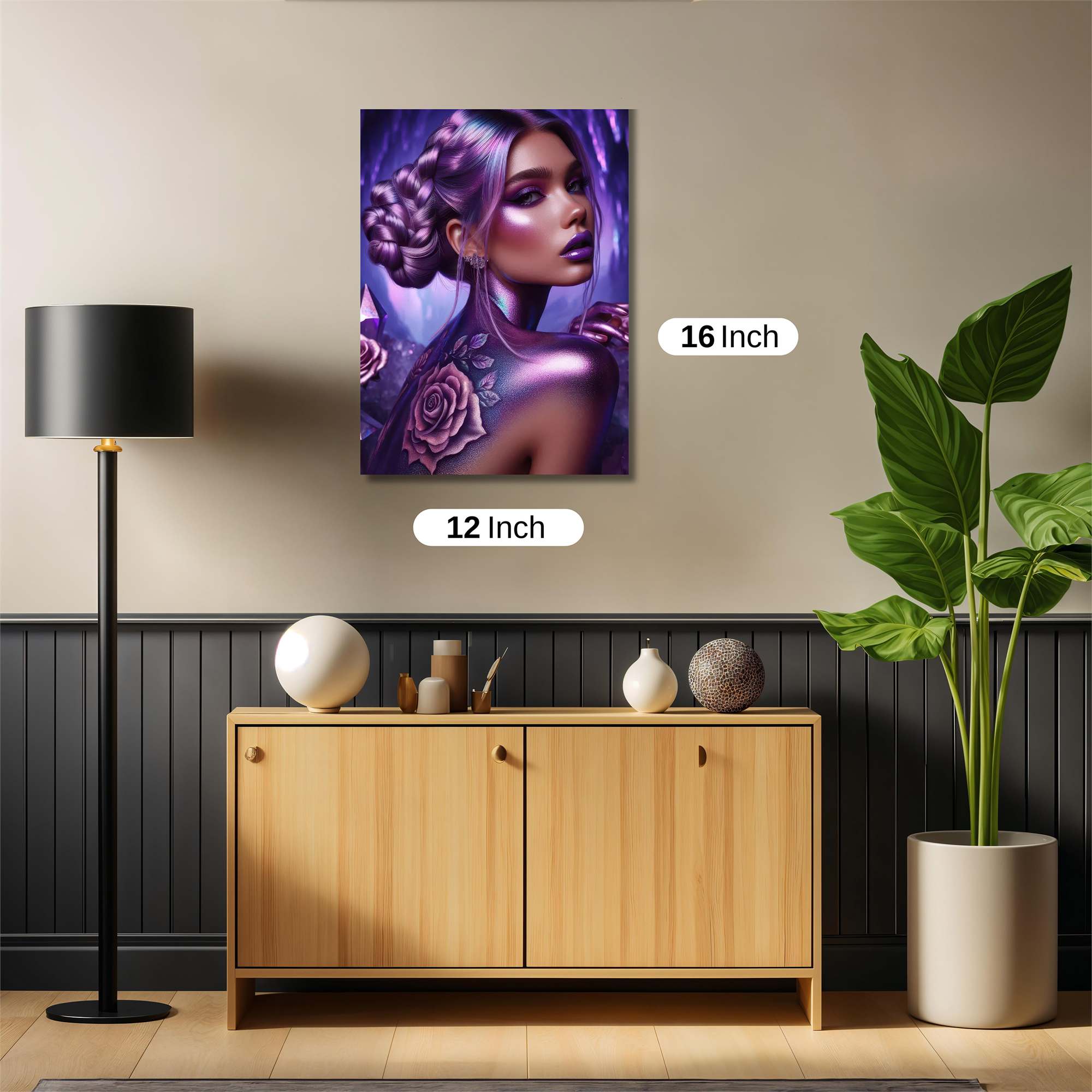 Amethyst Enchantress Safe Wall Magnetic / M