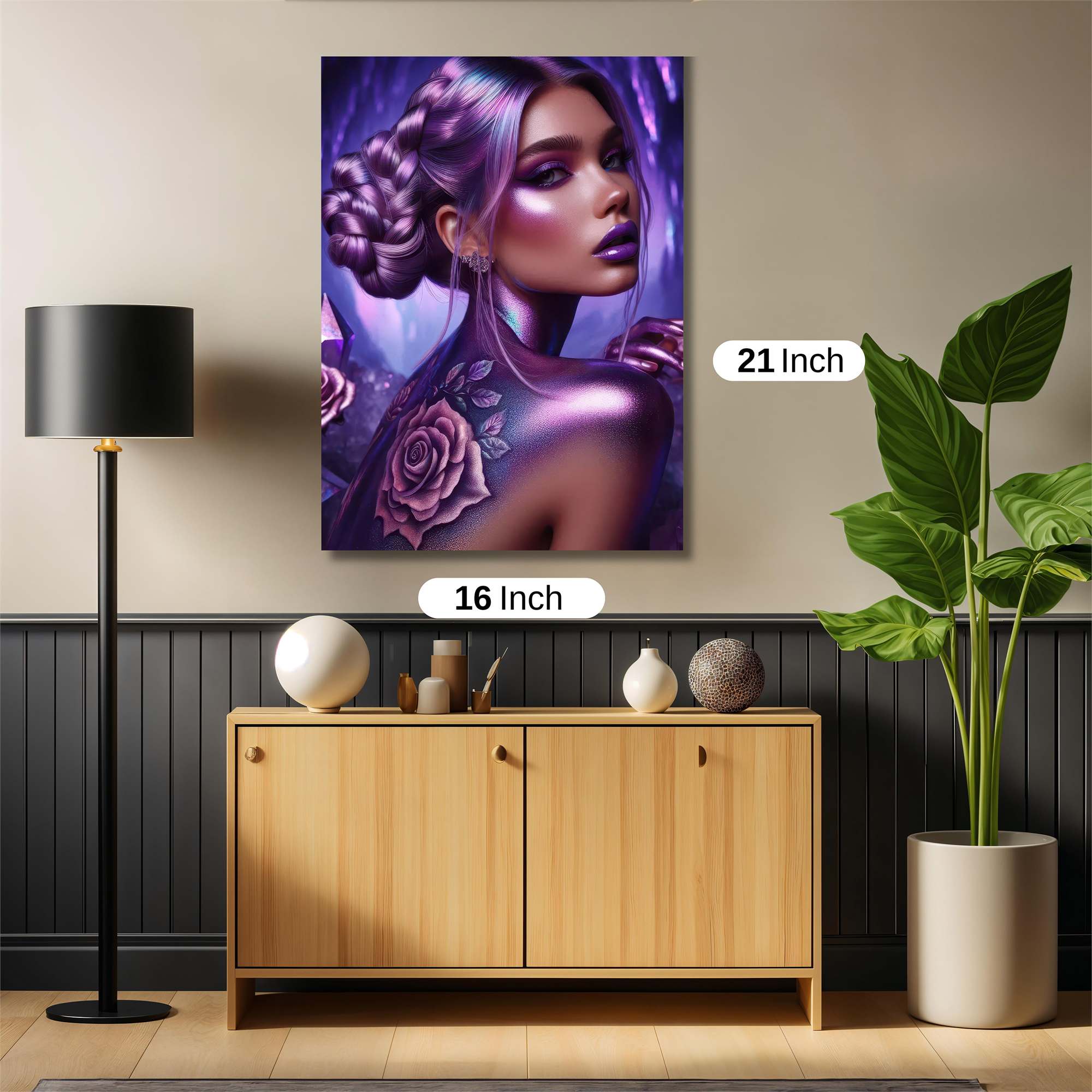 Amethyst Enchantress Safe Wall Magnetic / M