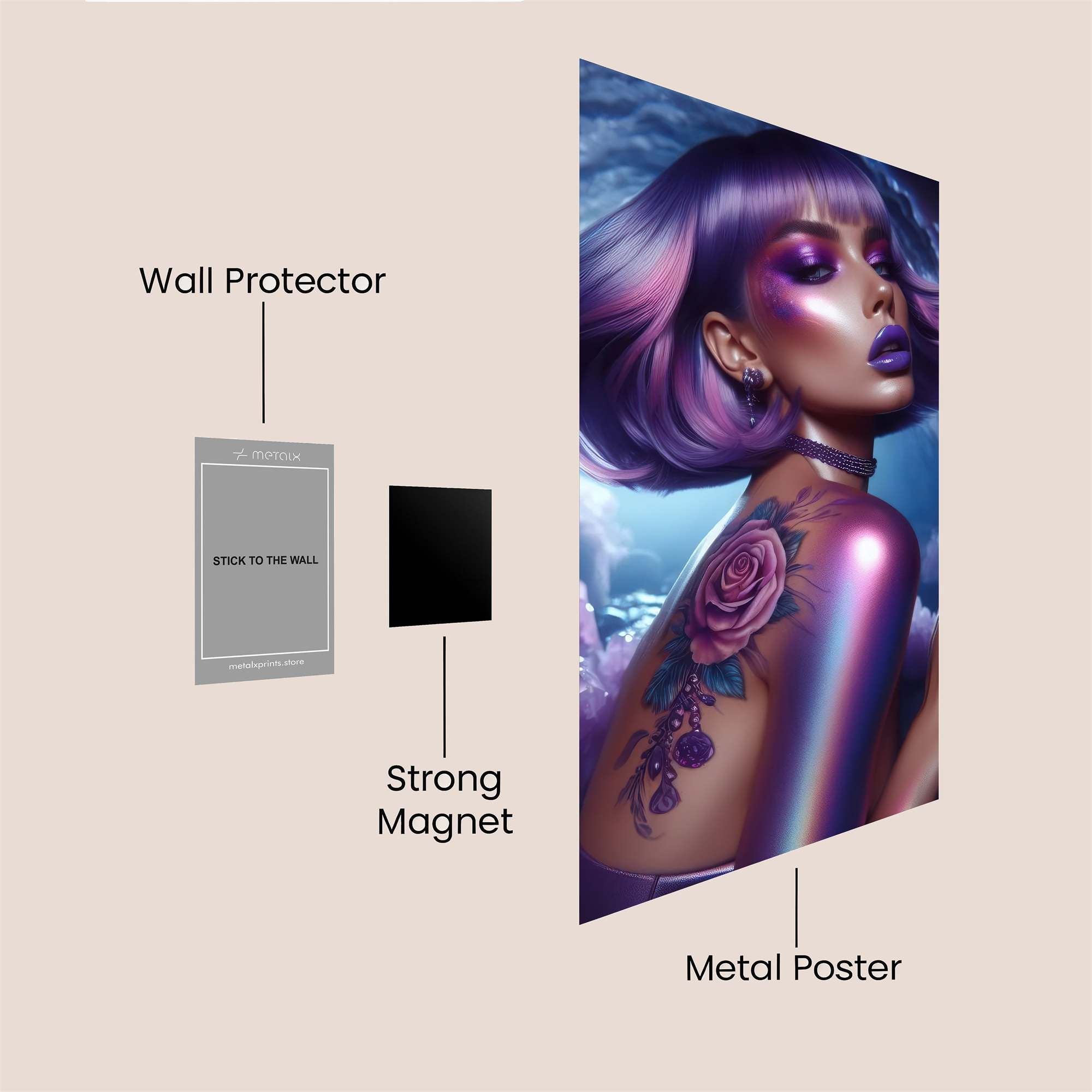 Crystal Enchantress Safe Wall Magnetic / M