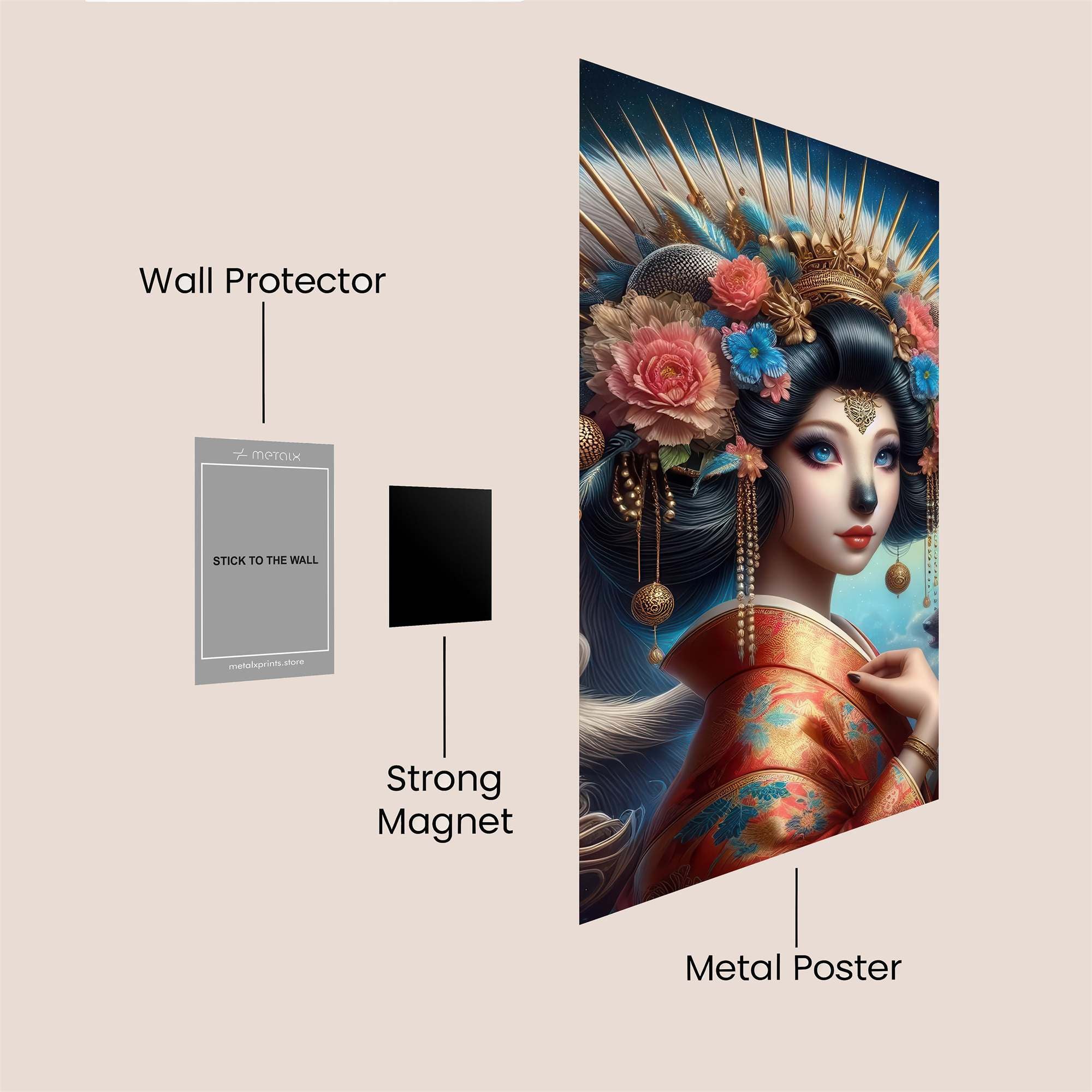 Amaterasu Radiant Safe Wall Magnetic / M
