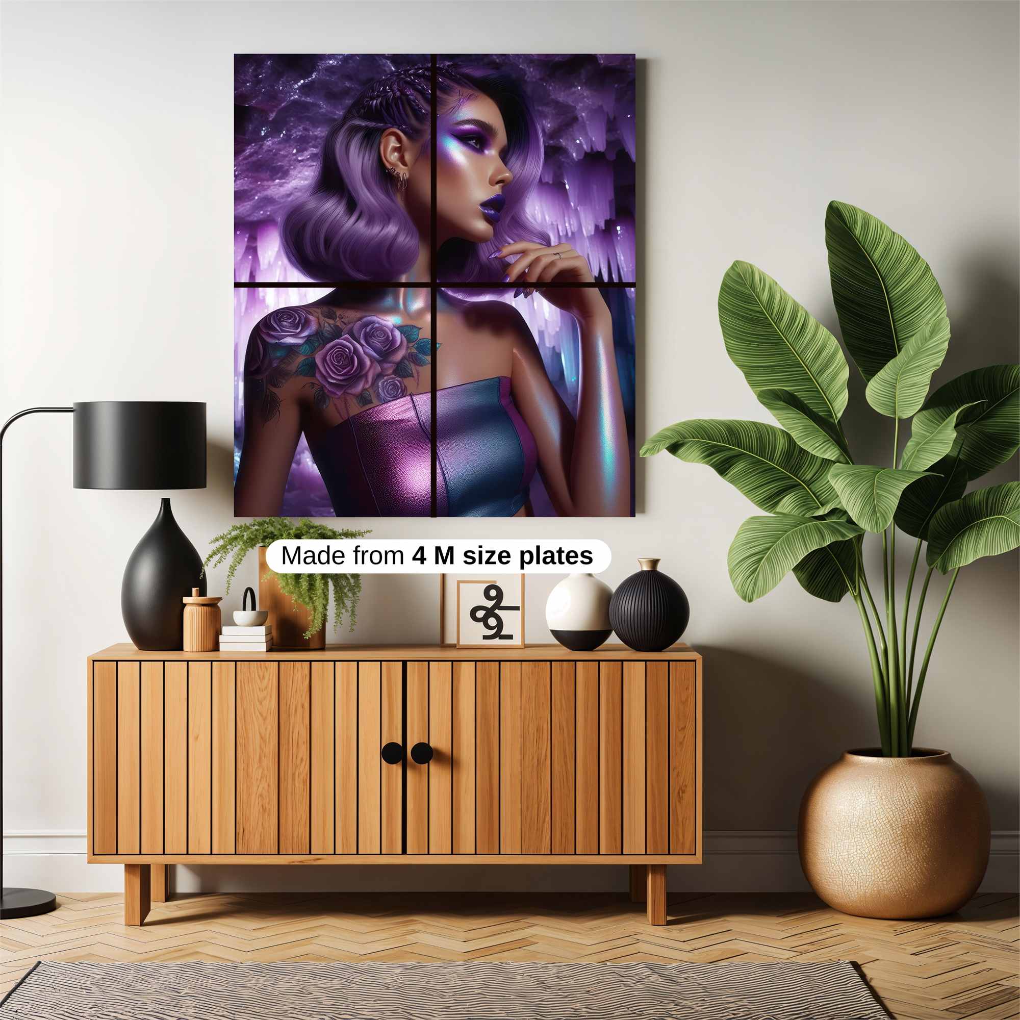Amethyst Enigma Safe Wall Magnetic / M