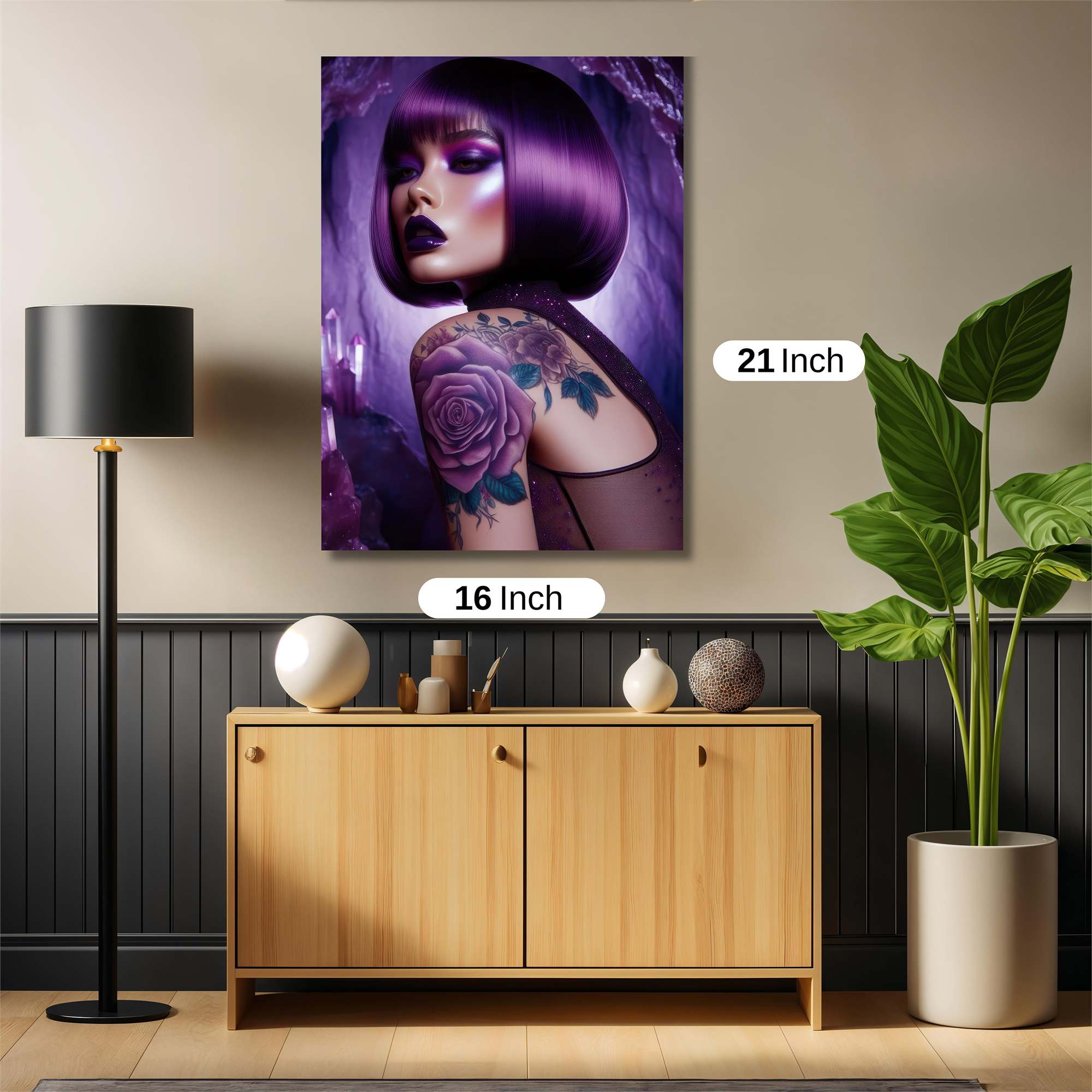 Amethyst Enigma Safe Wall Magnetic / M