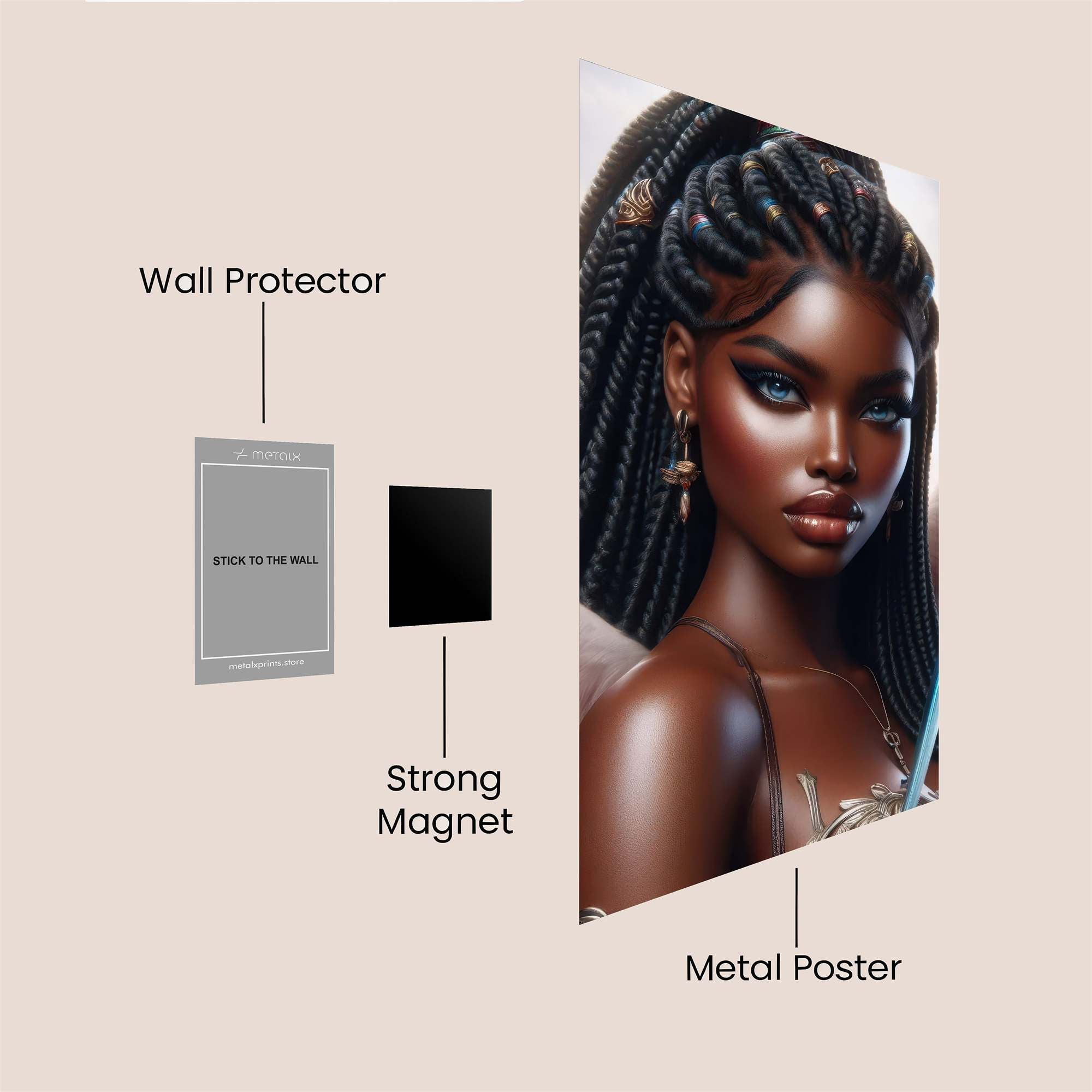 Angelique Serenity Safe Wall Magnetic / M