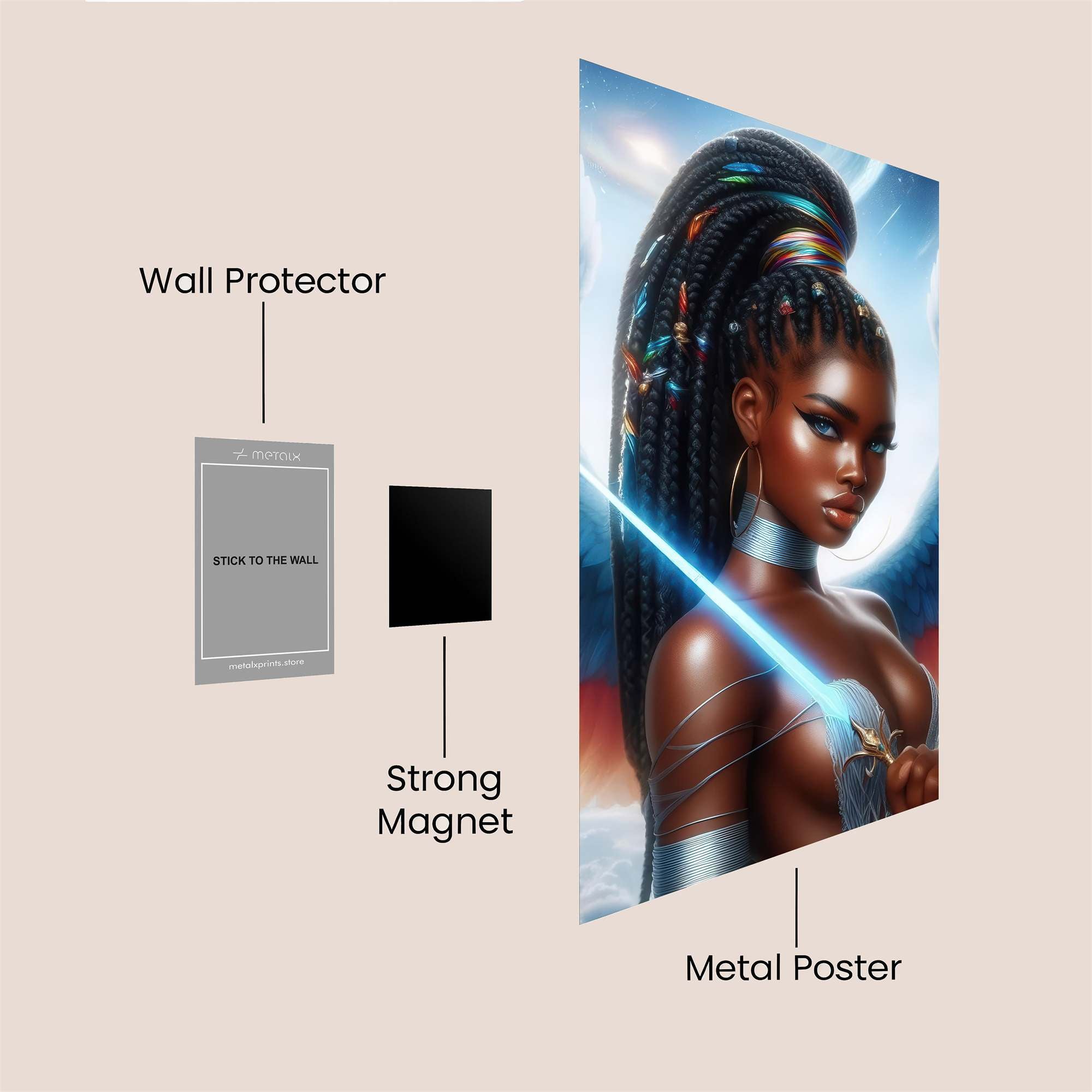 Angelica Radiant Safe Wall Magnetic / M