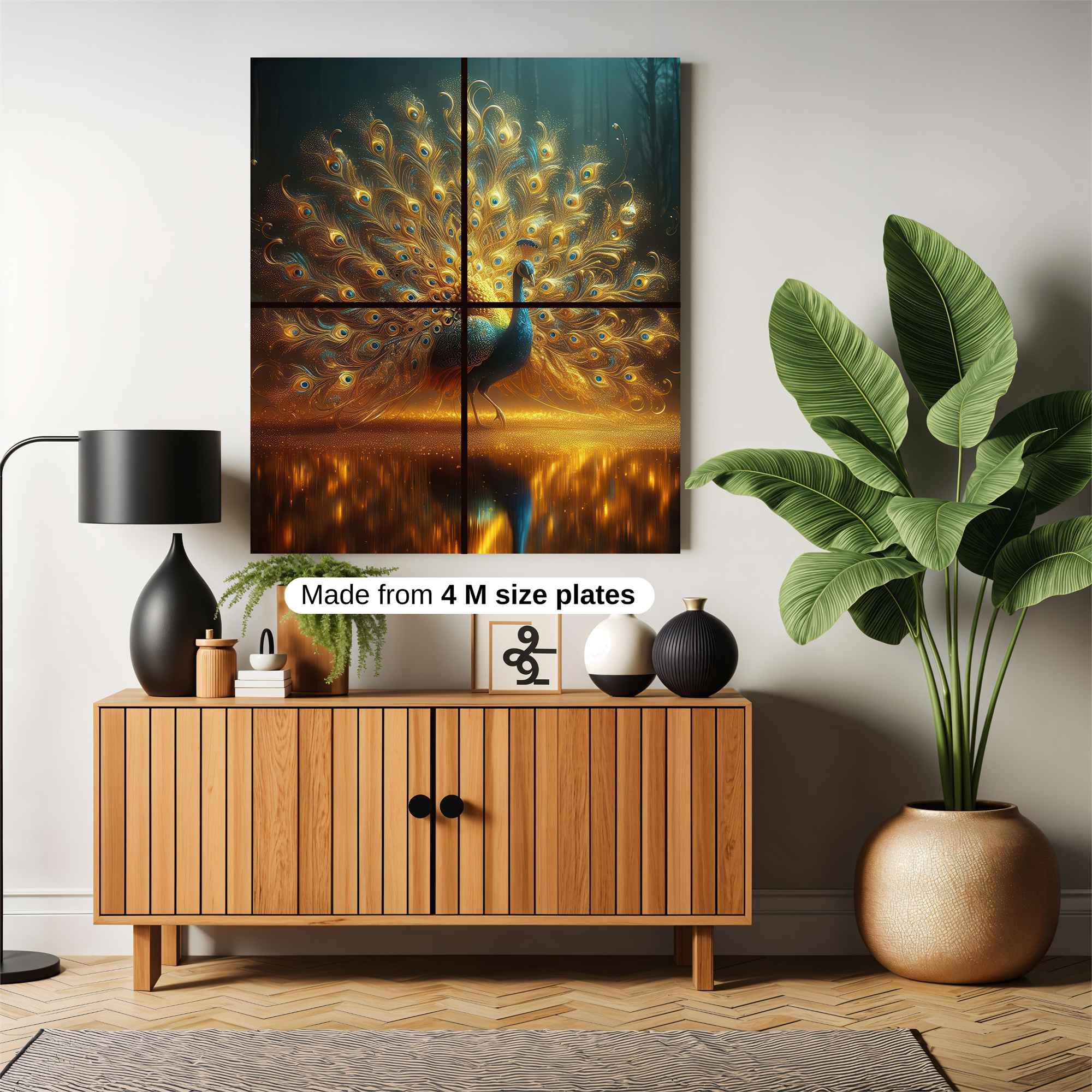 Peacock Radiance Safe Wall Magnetic / M