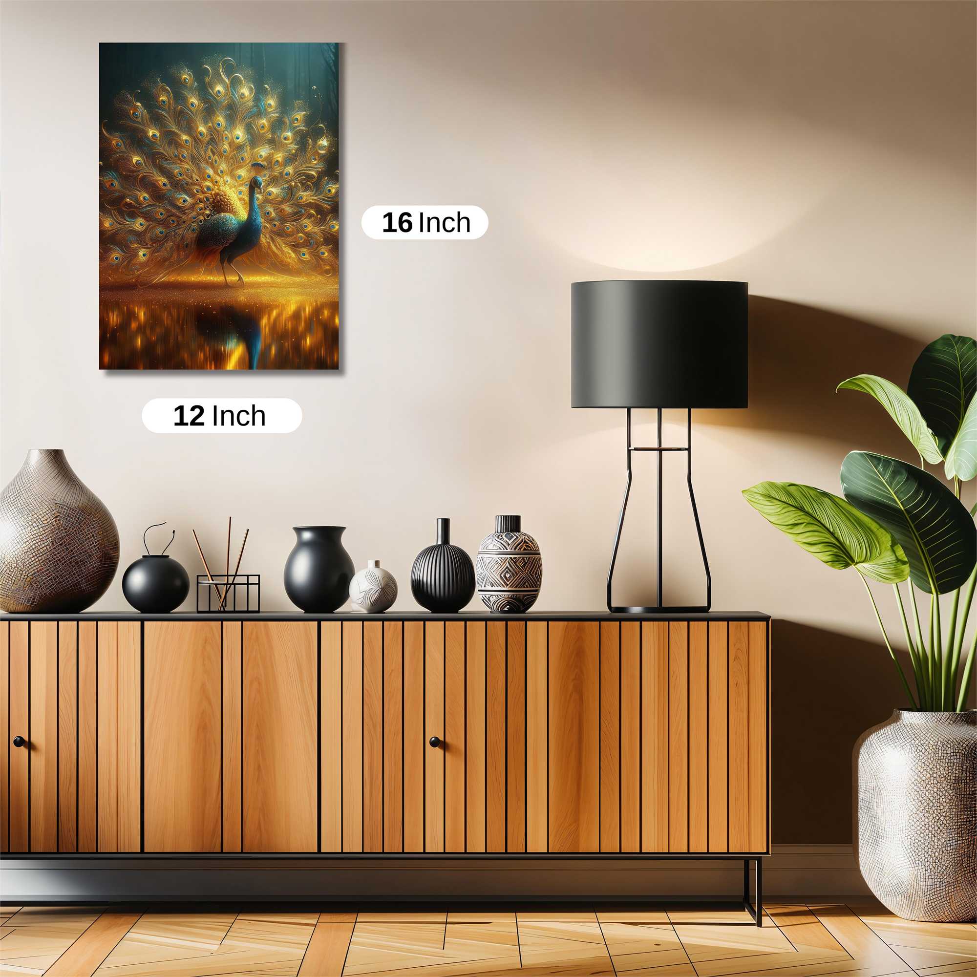 Peacock Radiance Safe Wall Magnetic / M