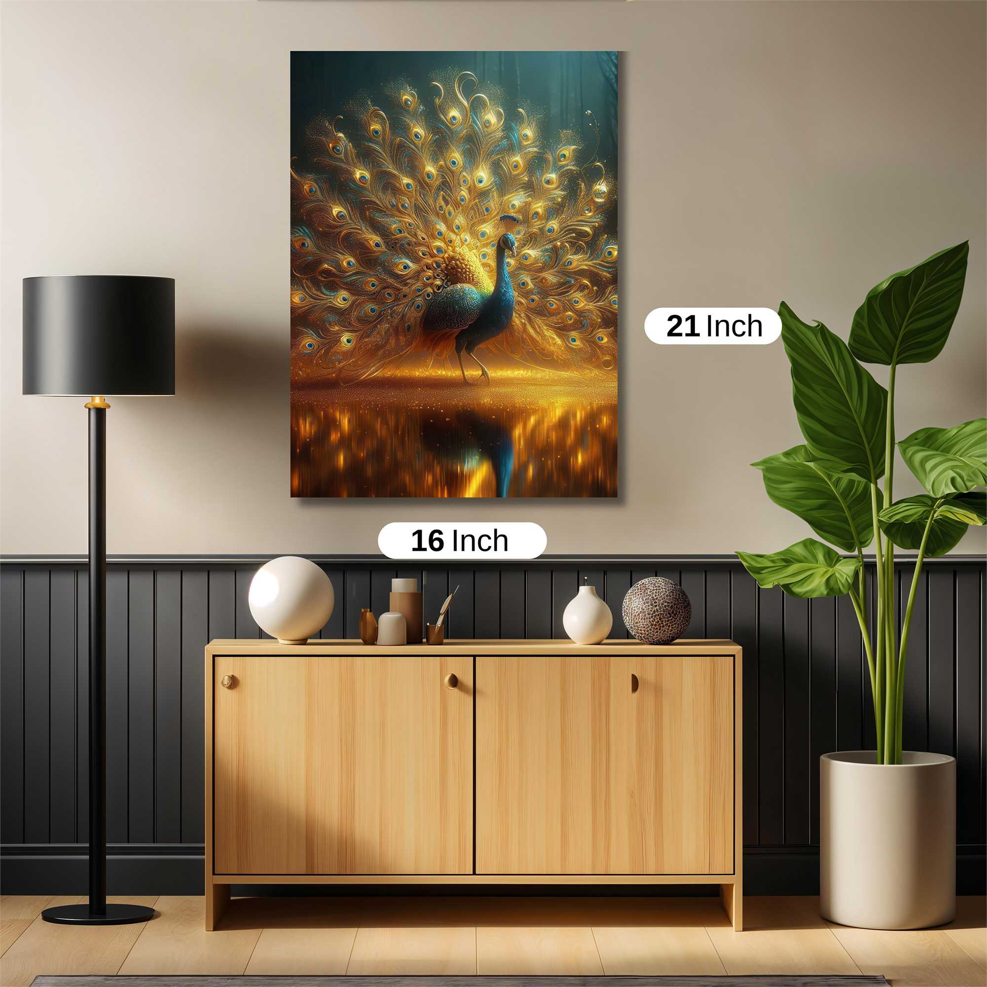 Peacock Radiance Safe Wall Magnetic / M