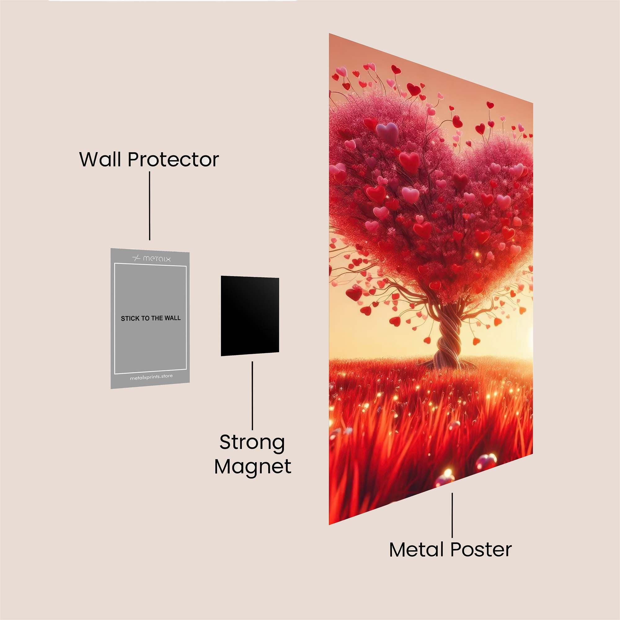 LoveBlossom Safe Wall Magnetic / M