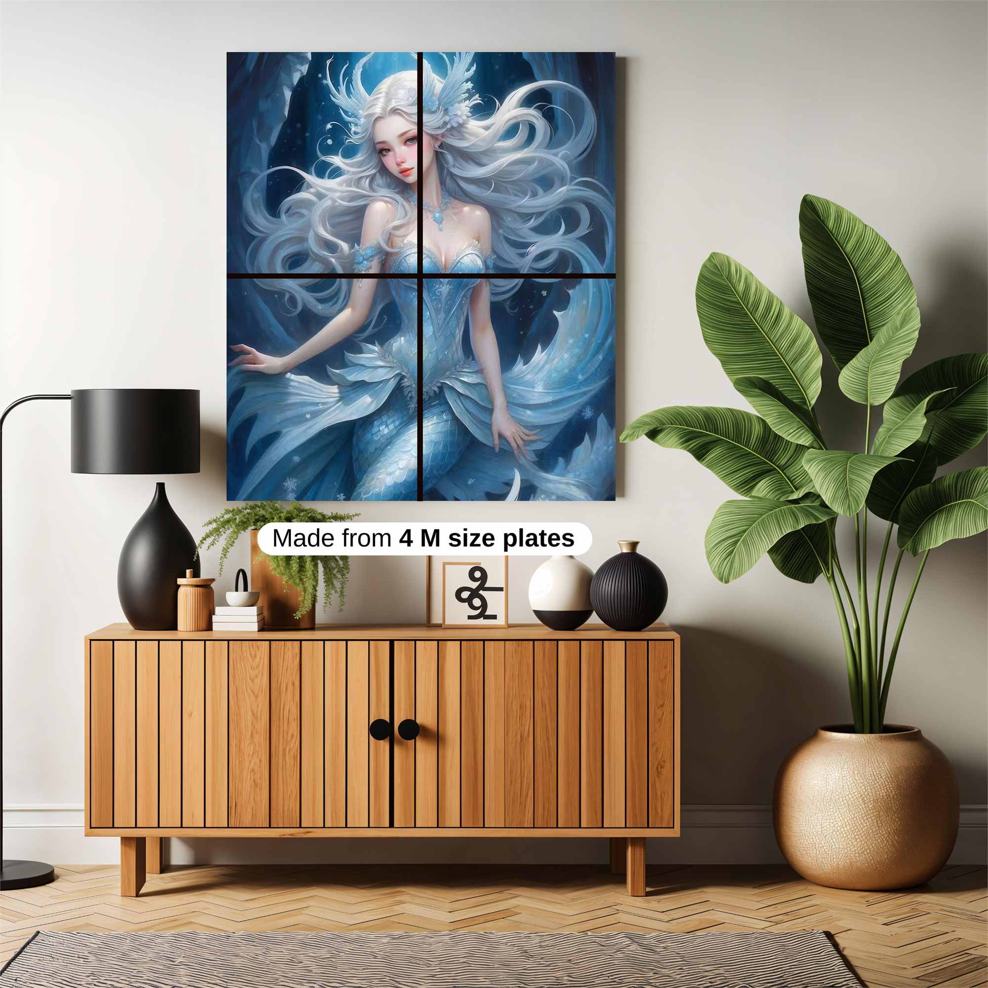 Mermaid Serenity Safe Wall Magnetic / M