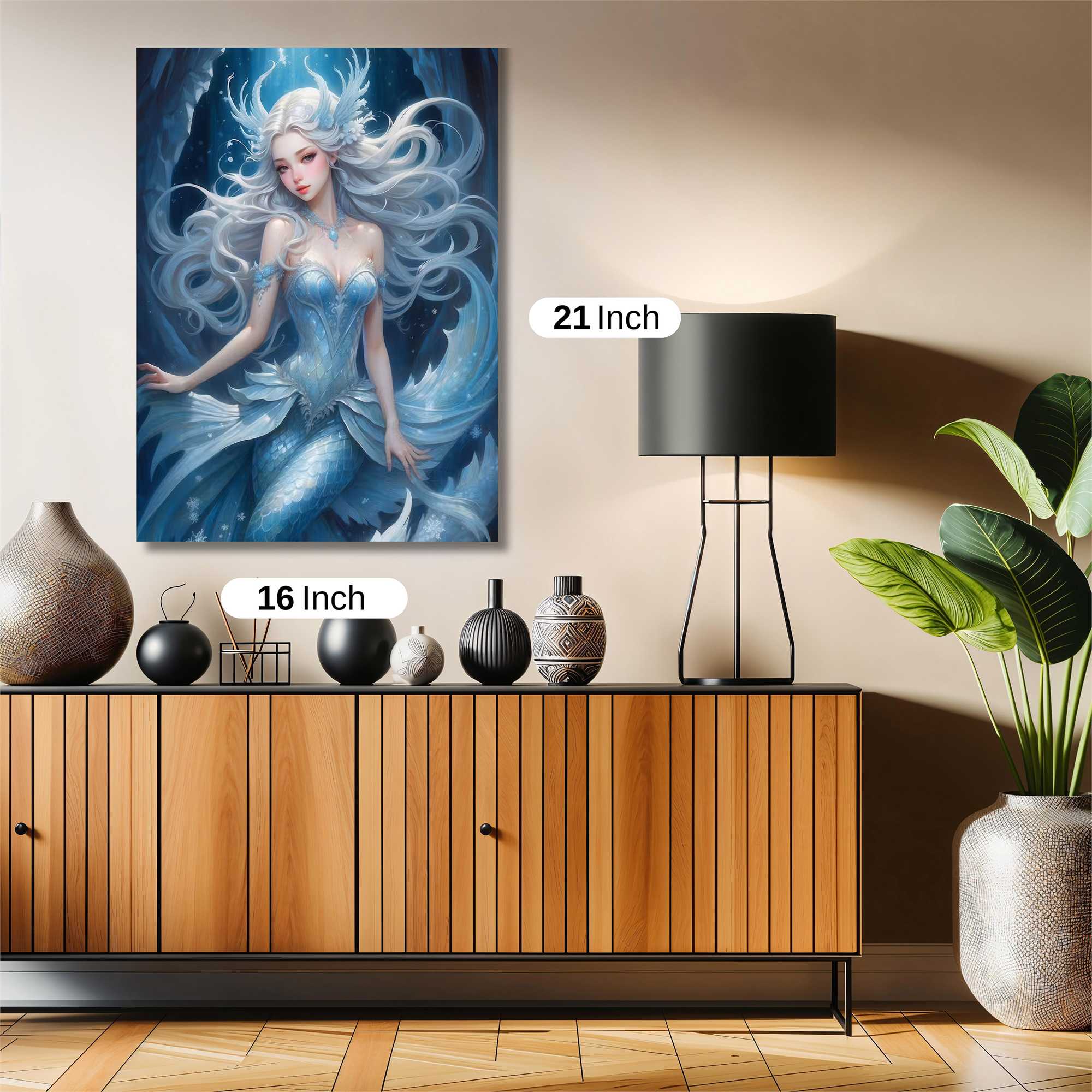 Mermaid Serenity Safe Wall Magnetic / M