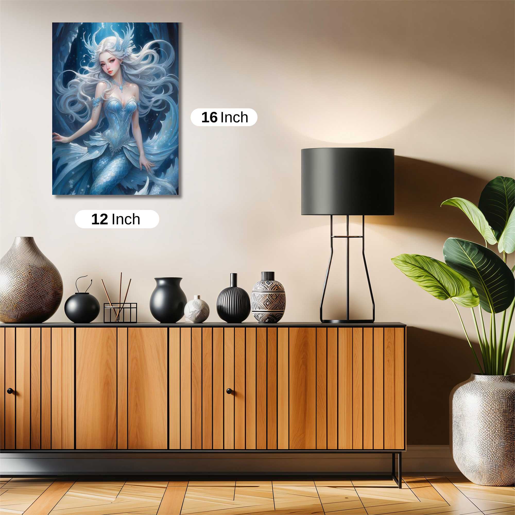 Mermaid Serenity Safe Wall Magnetic / M