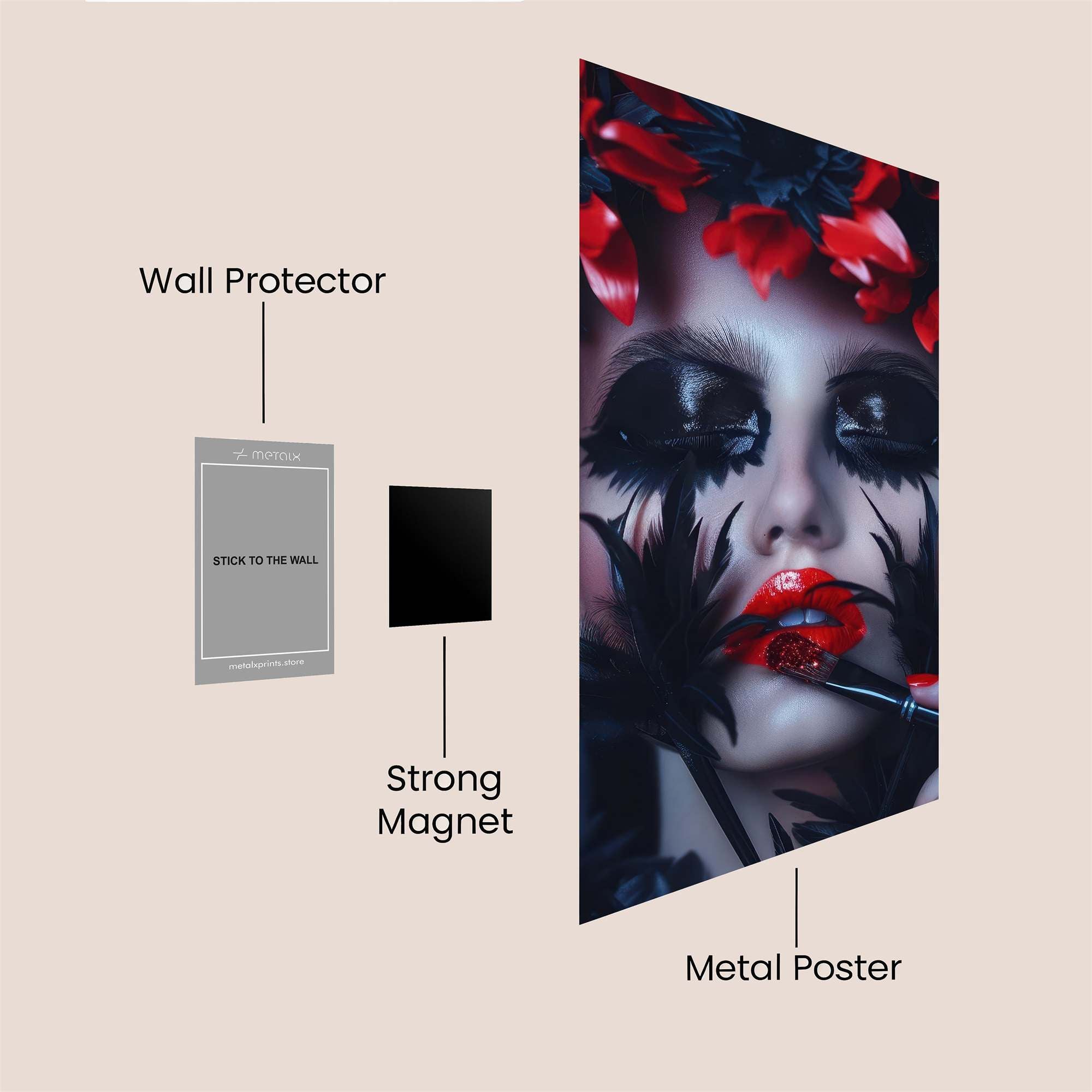 Poisonous Elegance Safe Wall Magnetic / M