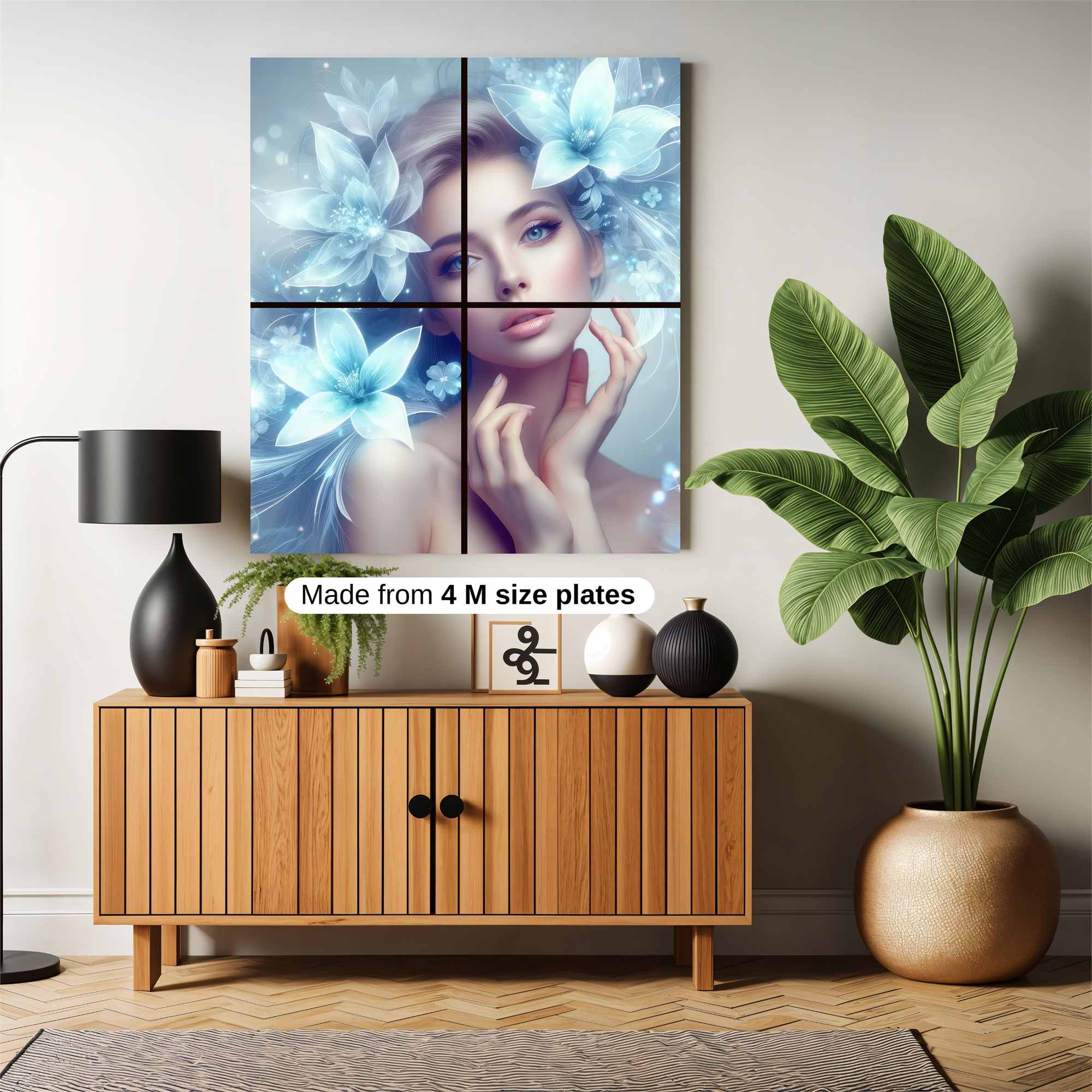 Floral Enchantment Safe Wall Magnetic / M