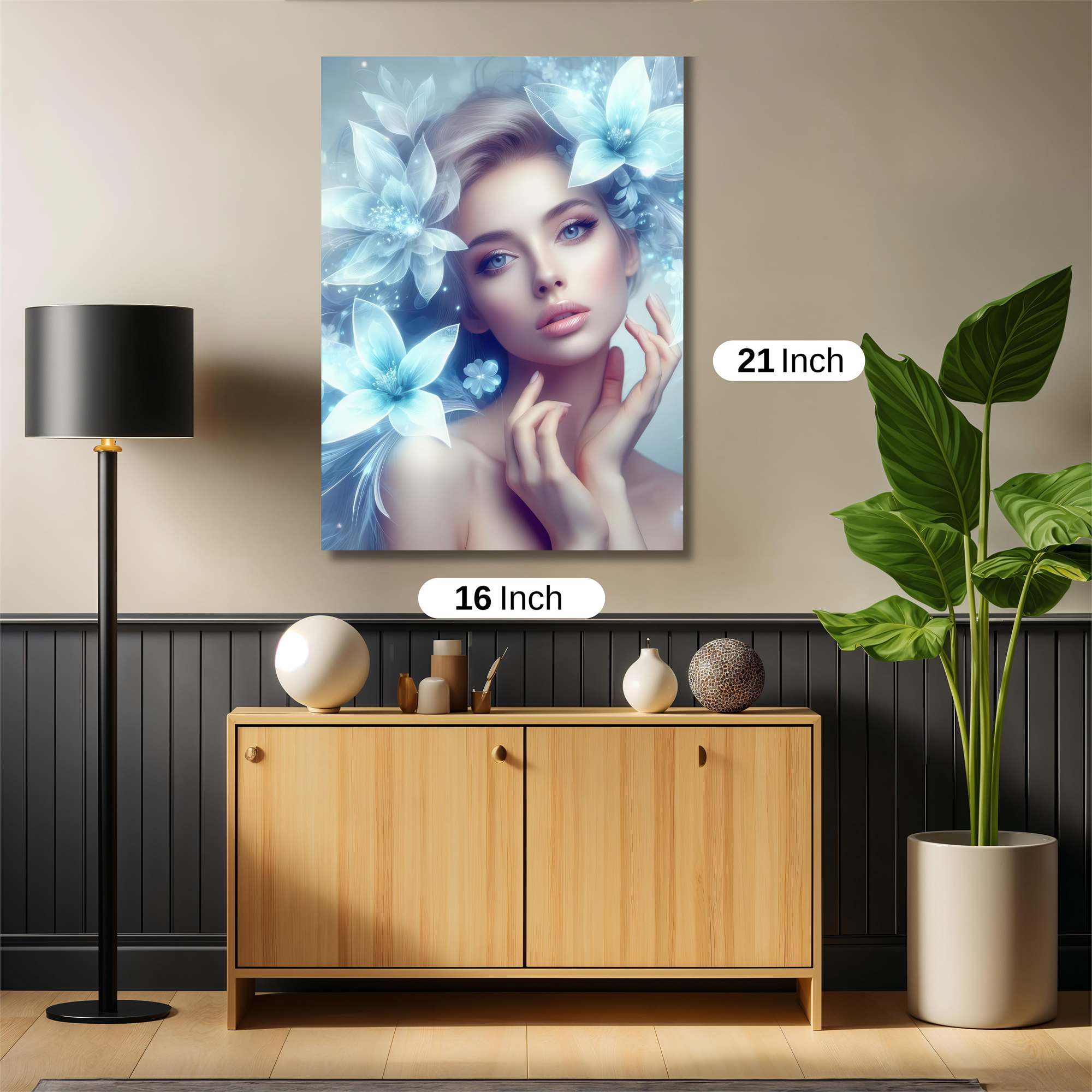 Floral Enchantment Safe Wall Magnetic / M