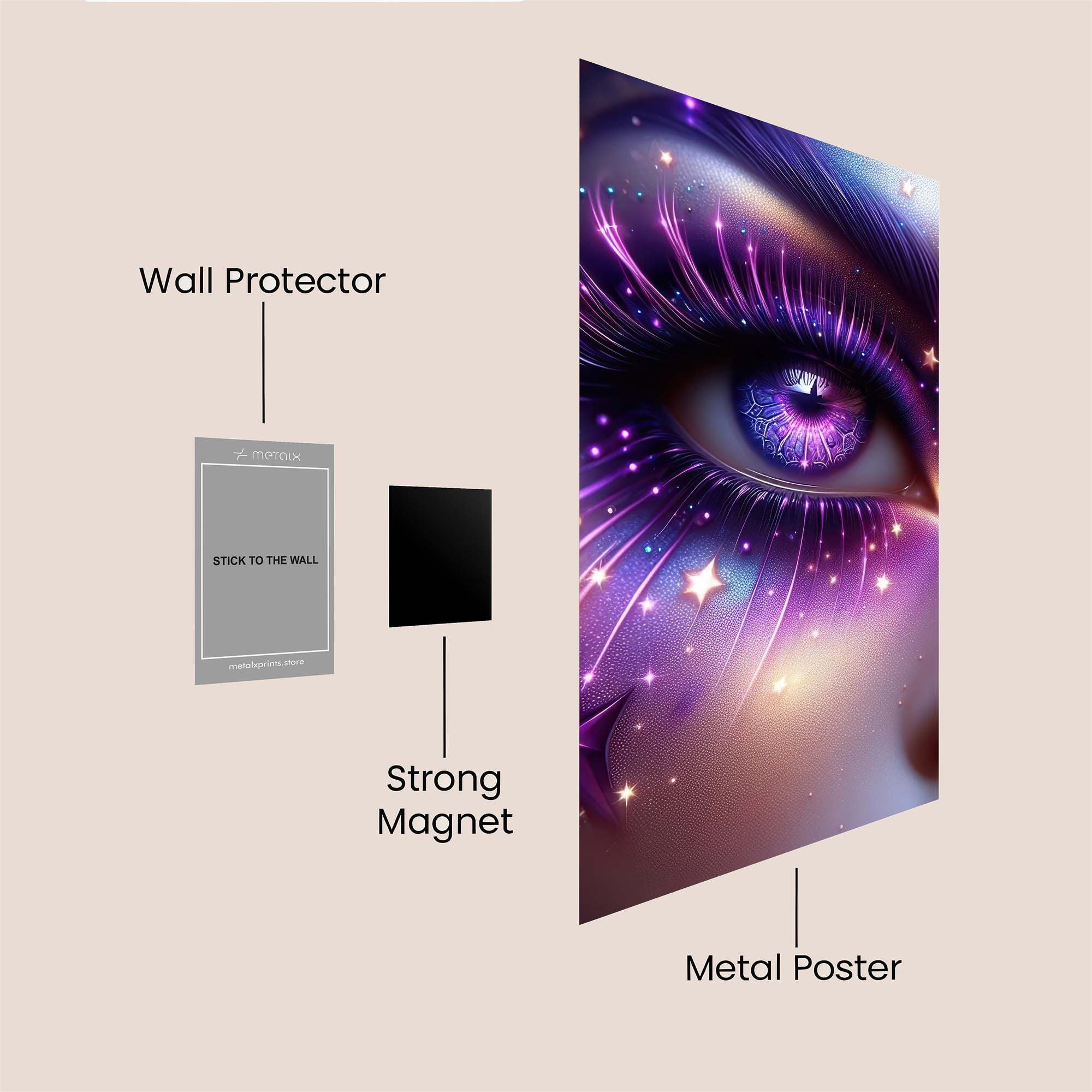 Galactic Gaze Safe Wall Magnetic / M