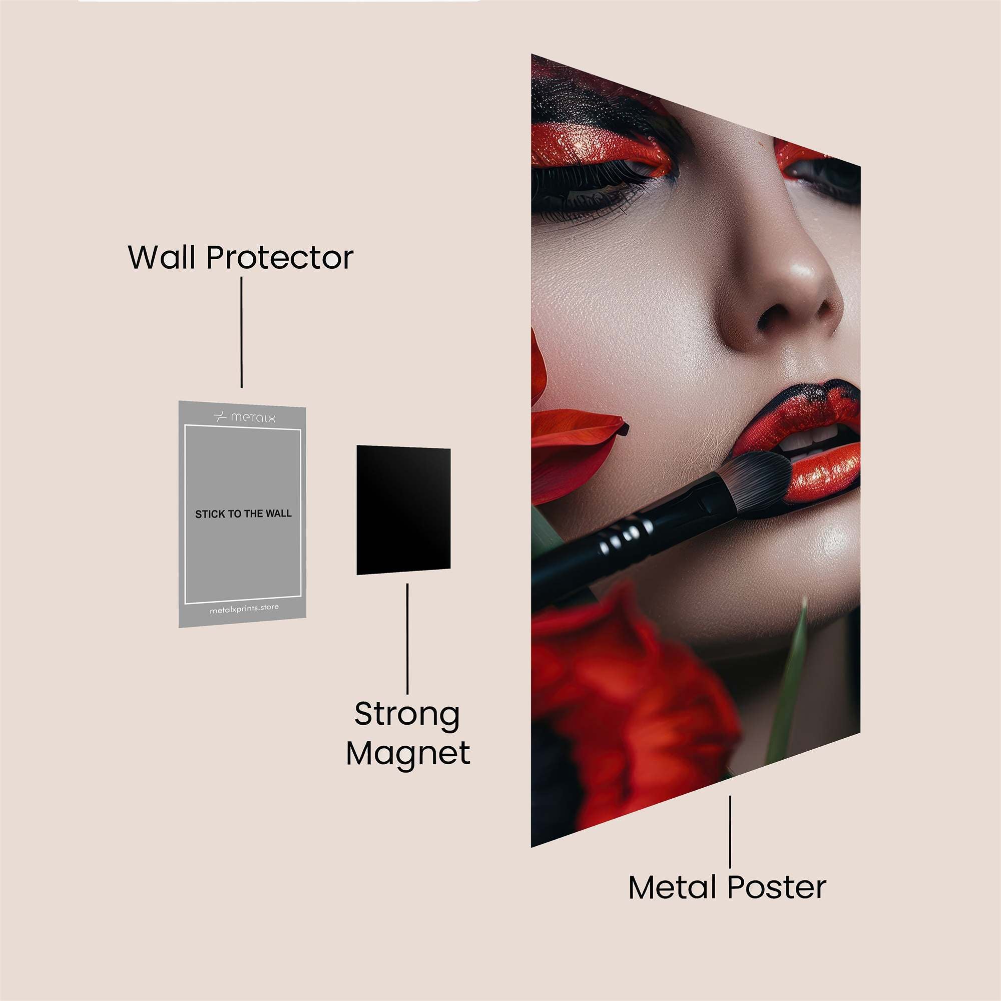 Poppy Passion Safe Wall Magnetic / M