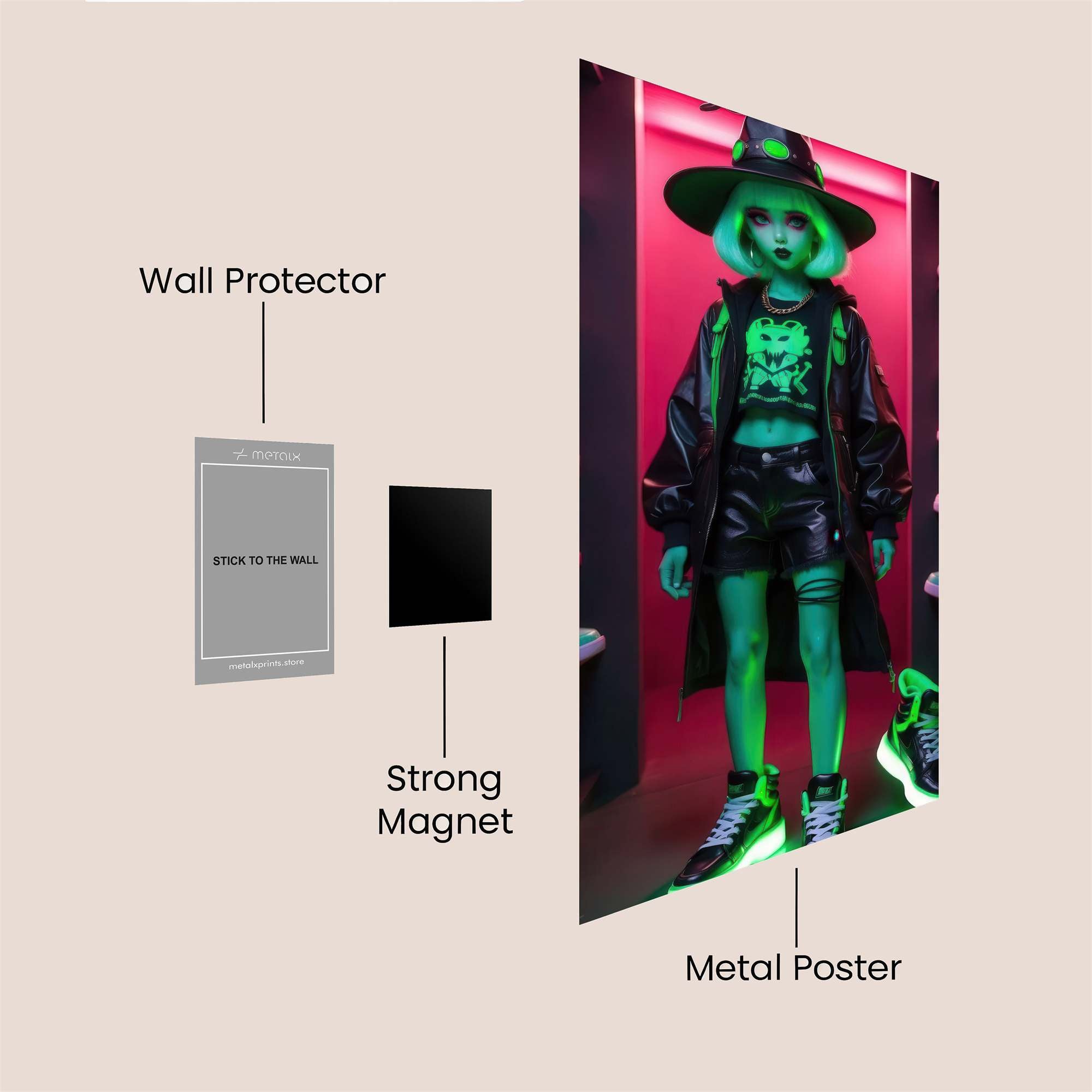 Witchy Vibe Safe Wall Magnetic / M