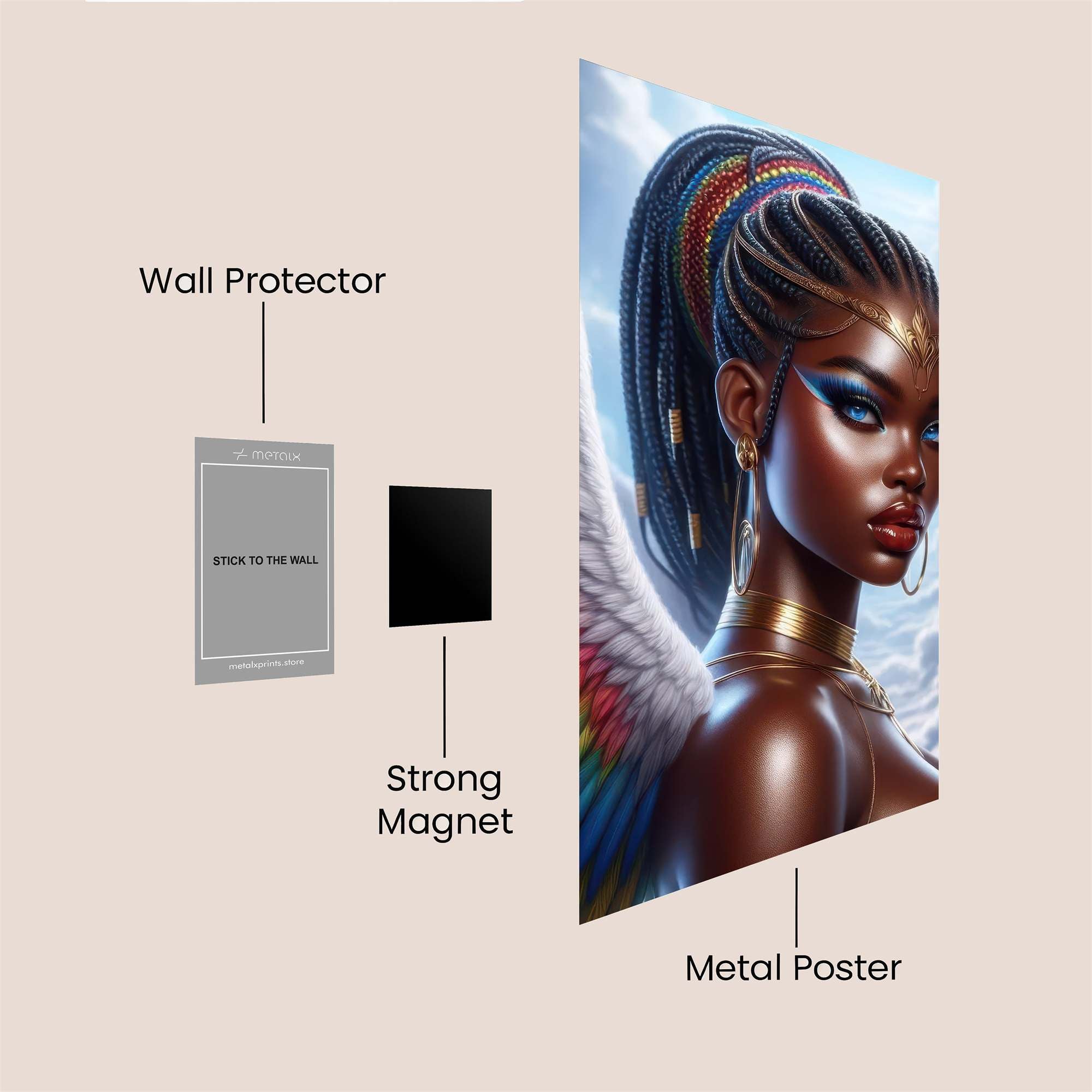 Angelic Majesty Safe Wall Magnetic / M