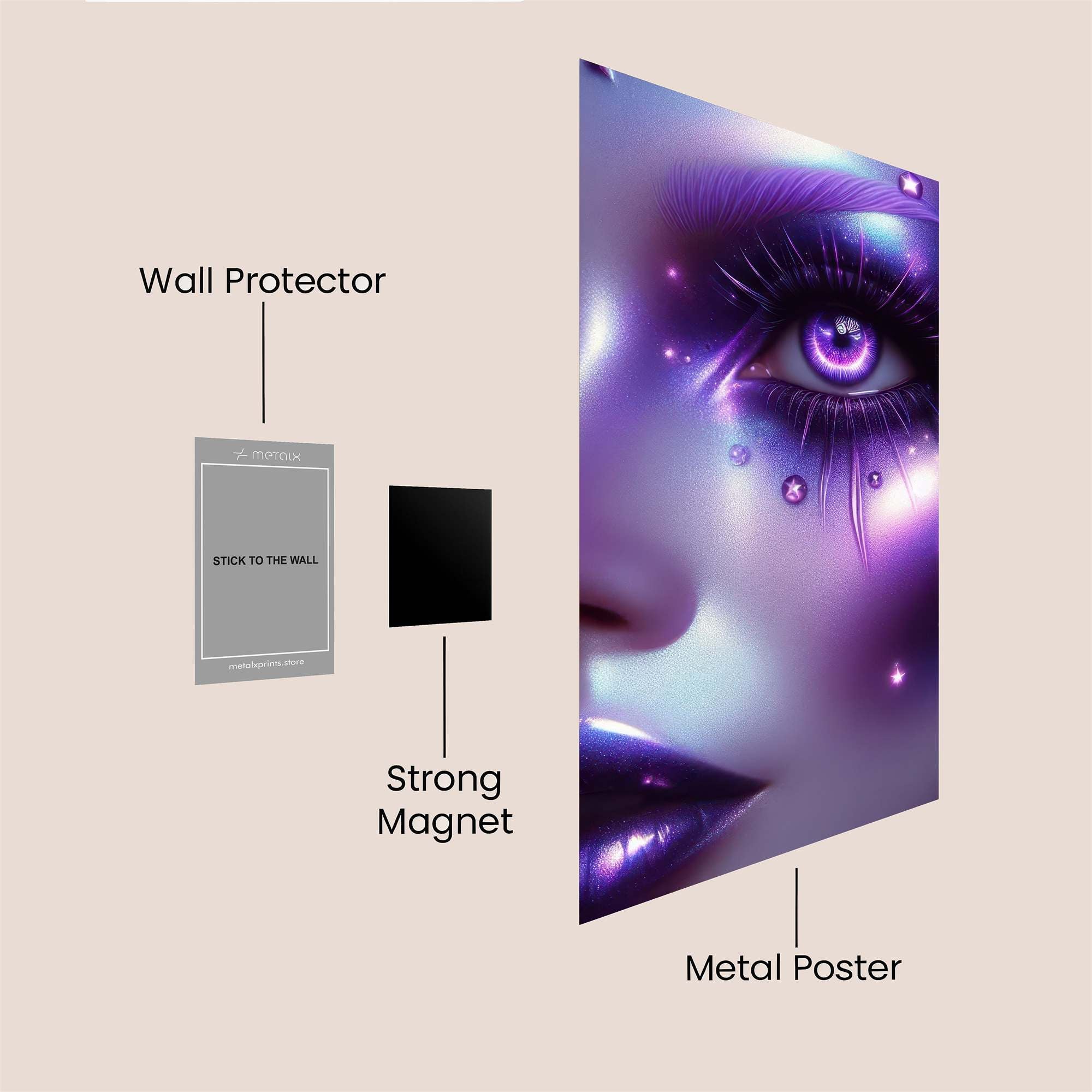 Stardust Enigma Safe Wall Magnetic / M