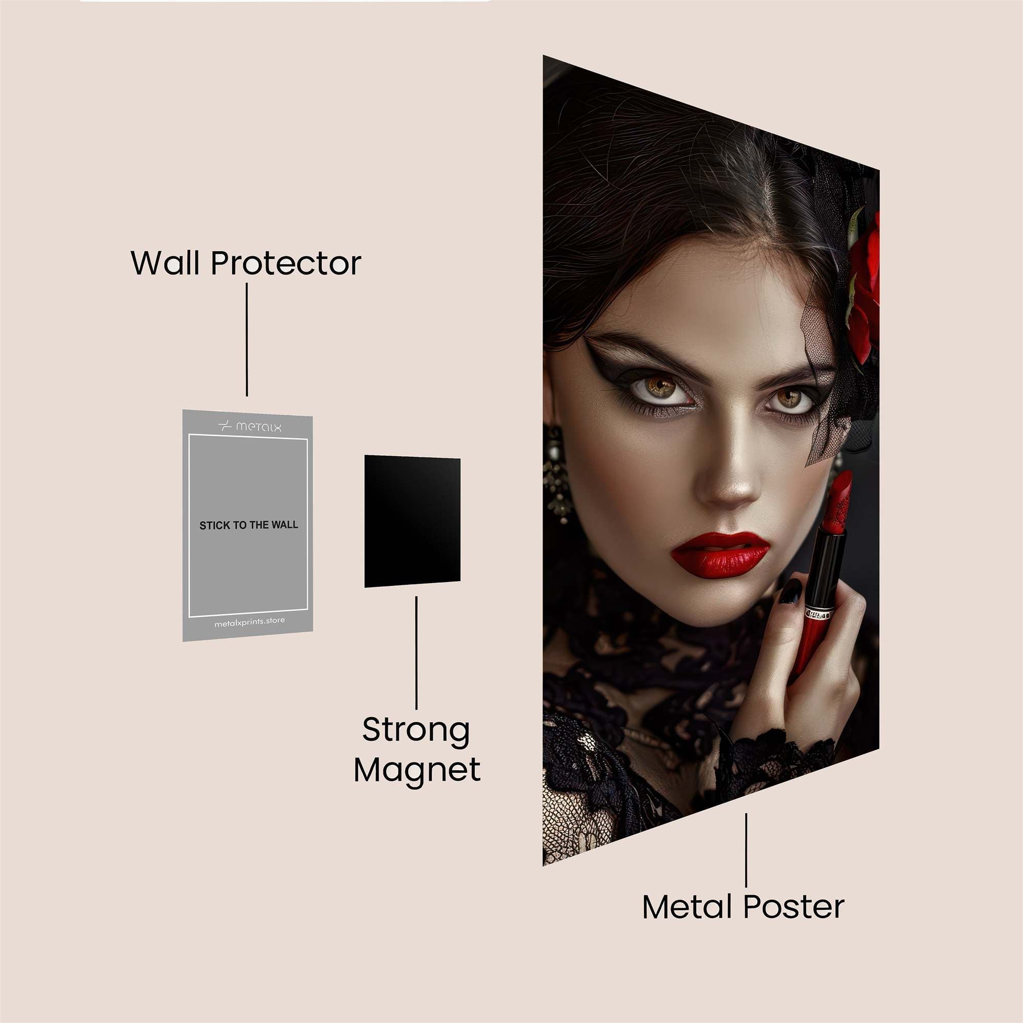 Raven Enigma Safe Wall Magnetic / M