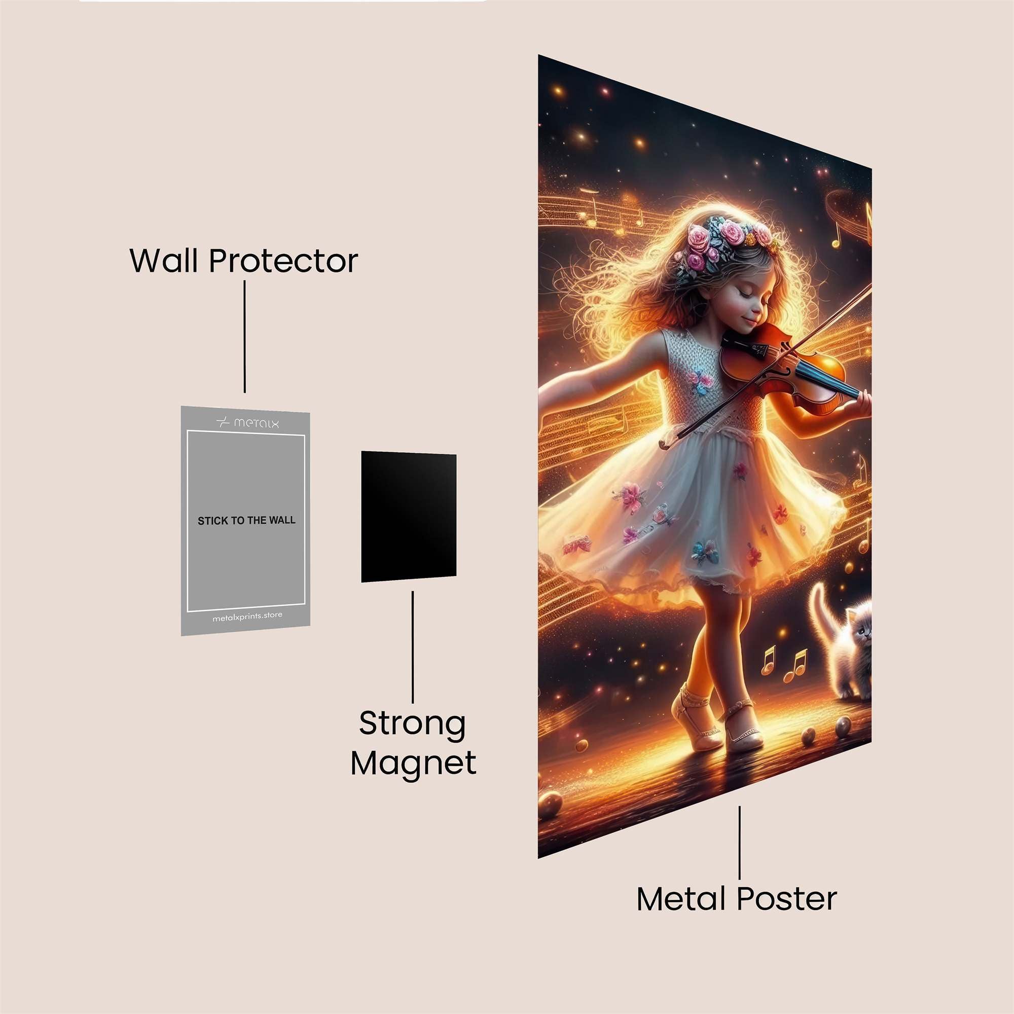 Melody Enchant Safe Wall Magnetic / M