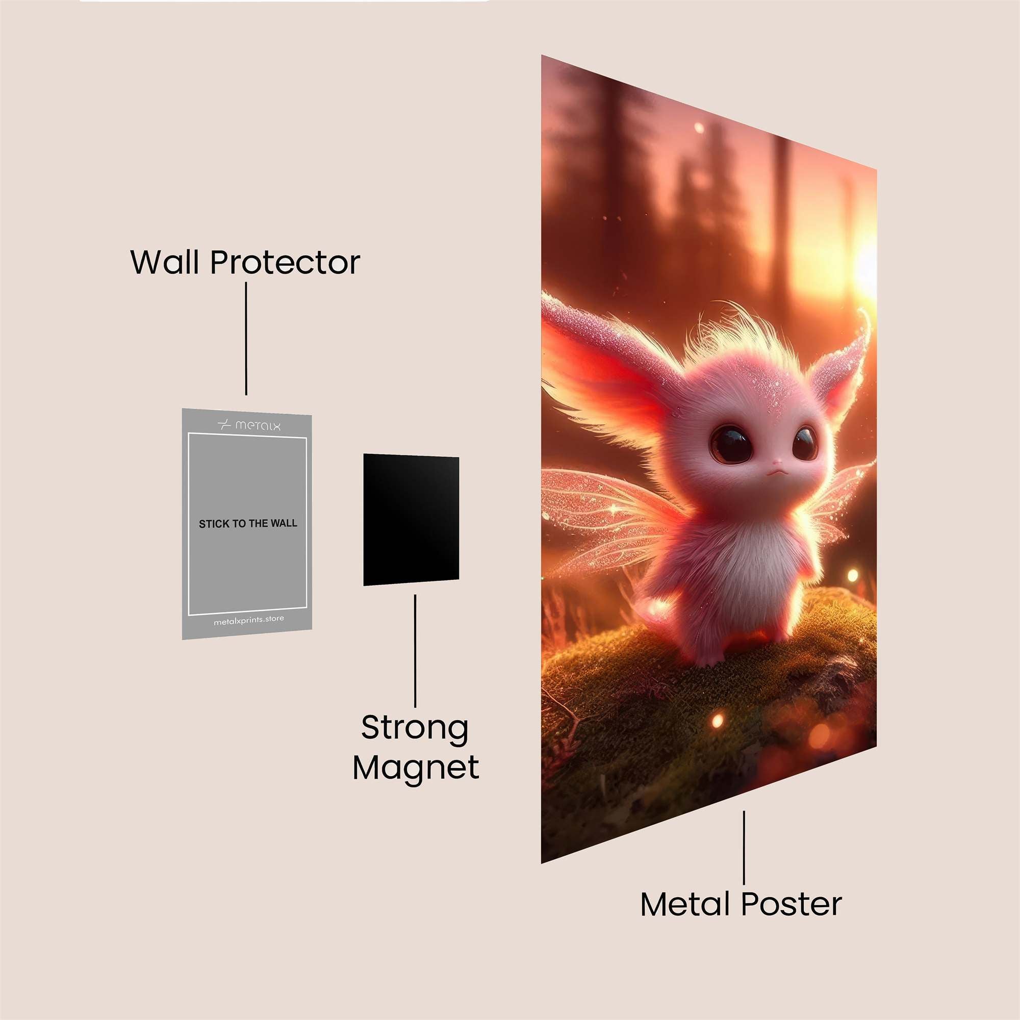 Fairy Whimsy Safe Wall Magnetic / M